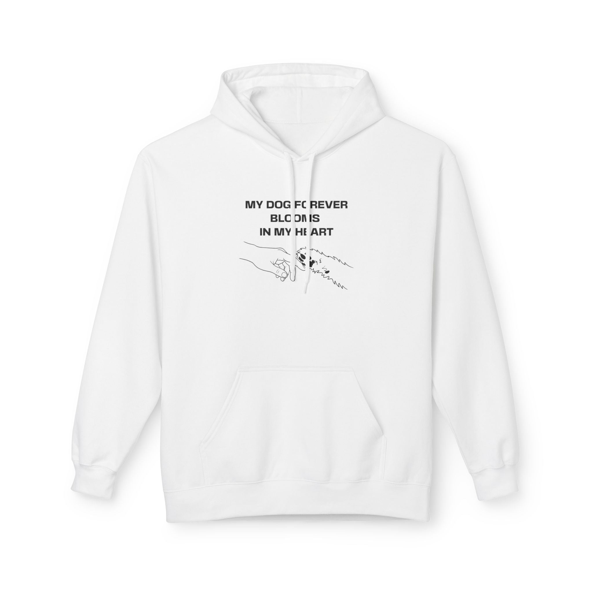 My Dog Forever Blooms In My Heart Unisex Hoodie