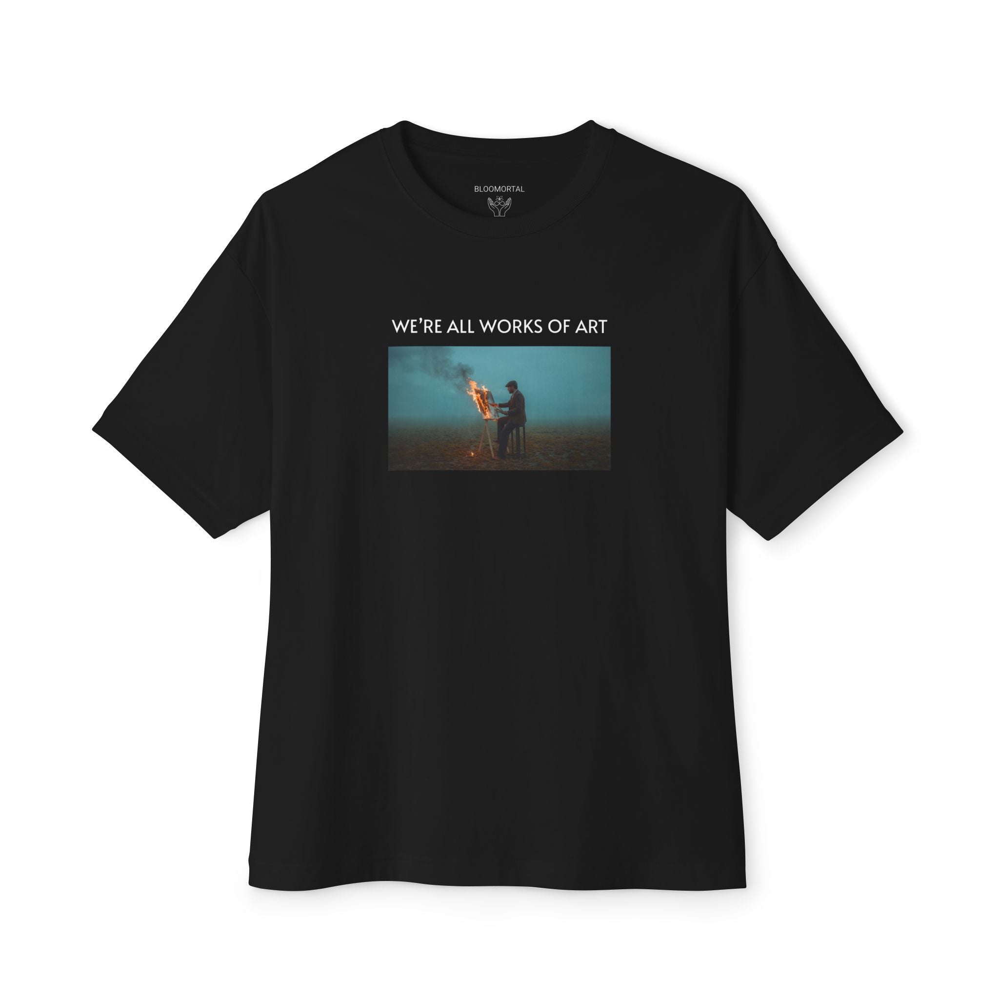 We're All Works of Art Unisex Oversized T-Shirt