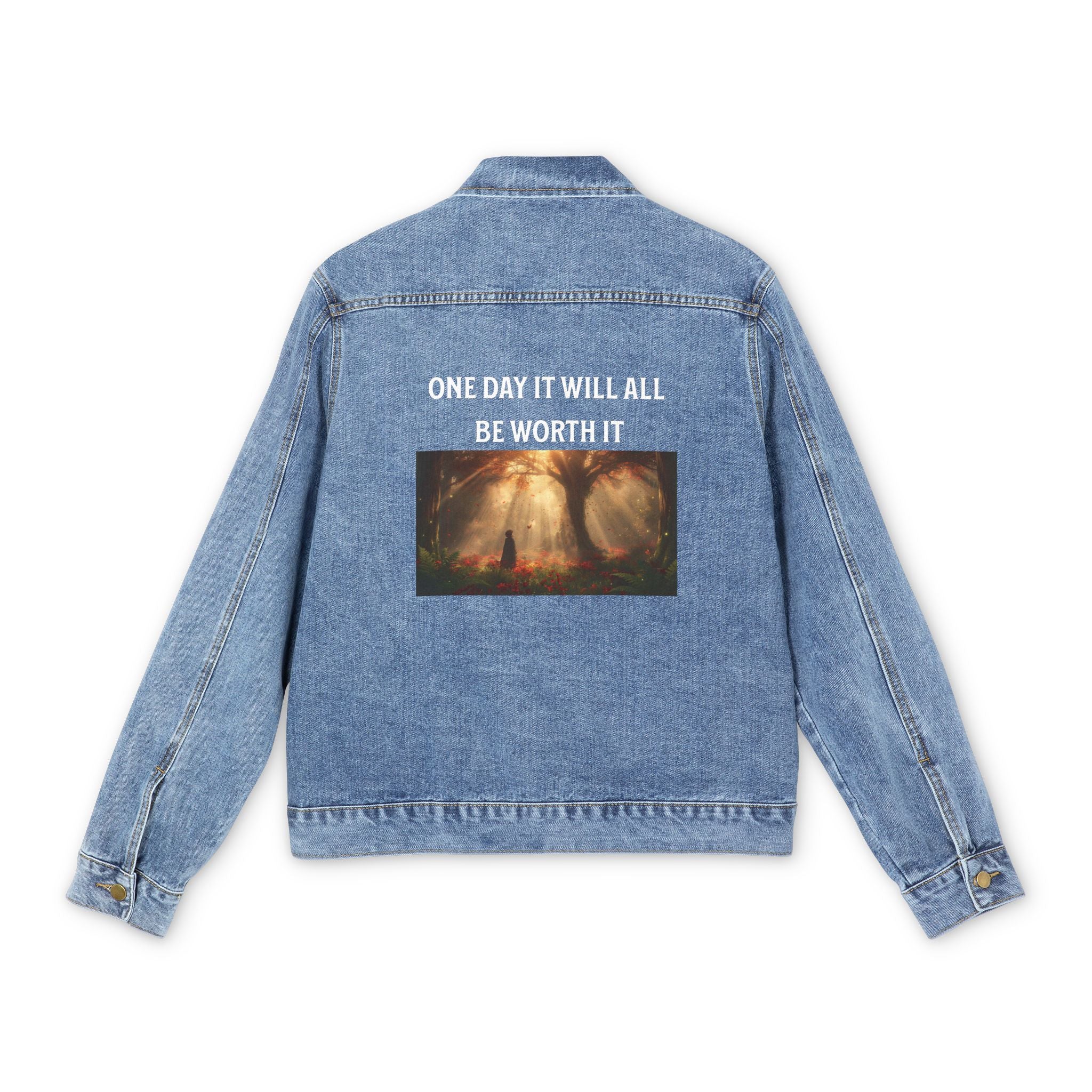 Unisex Denim Jacket - One Day It Will All Be Worth It