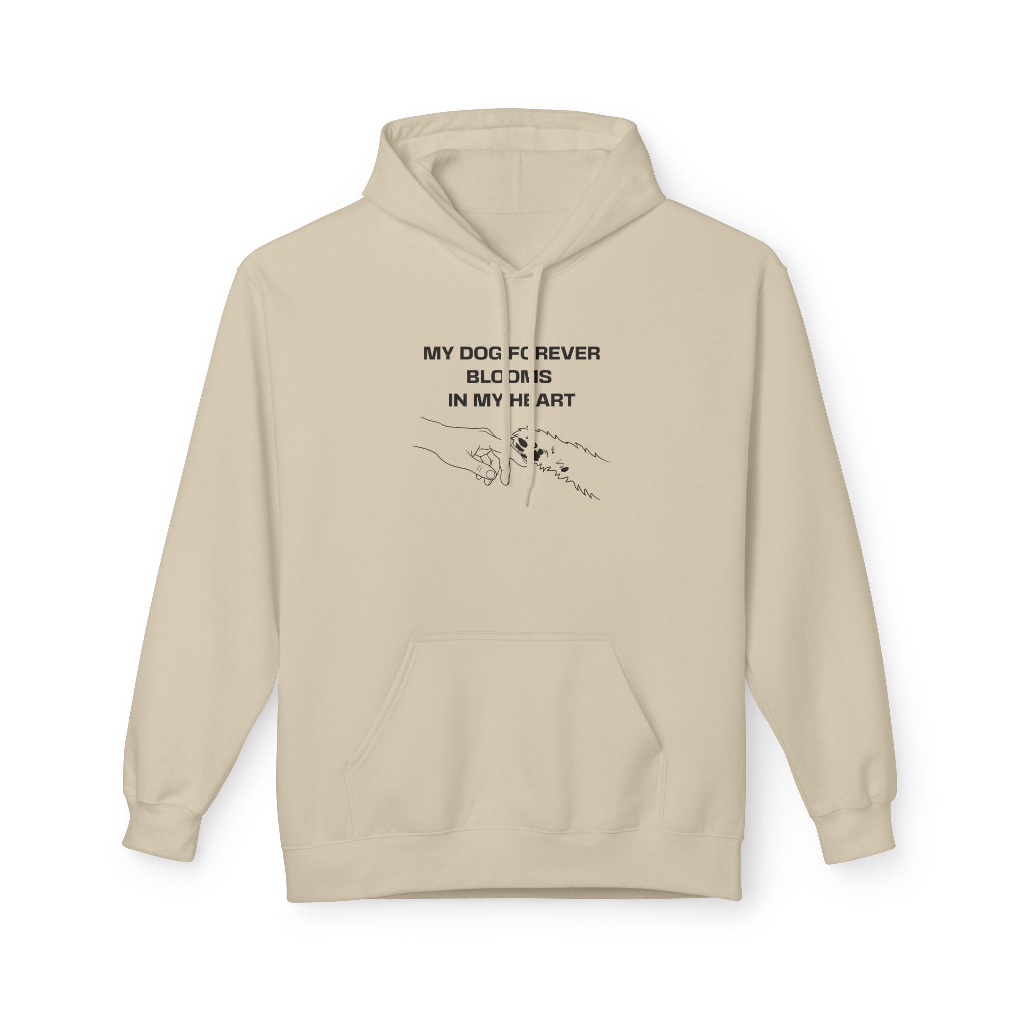 My Dog Forever Blooms In My Heart Unisex Hoodie