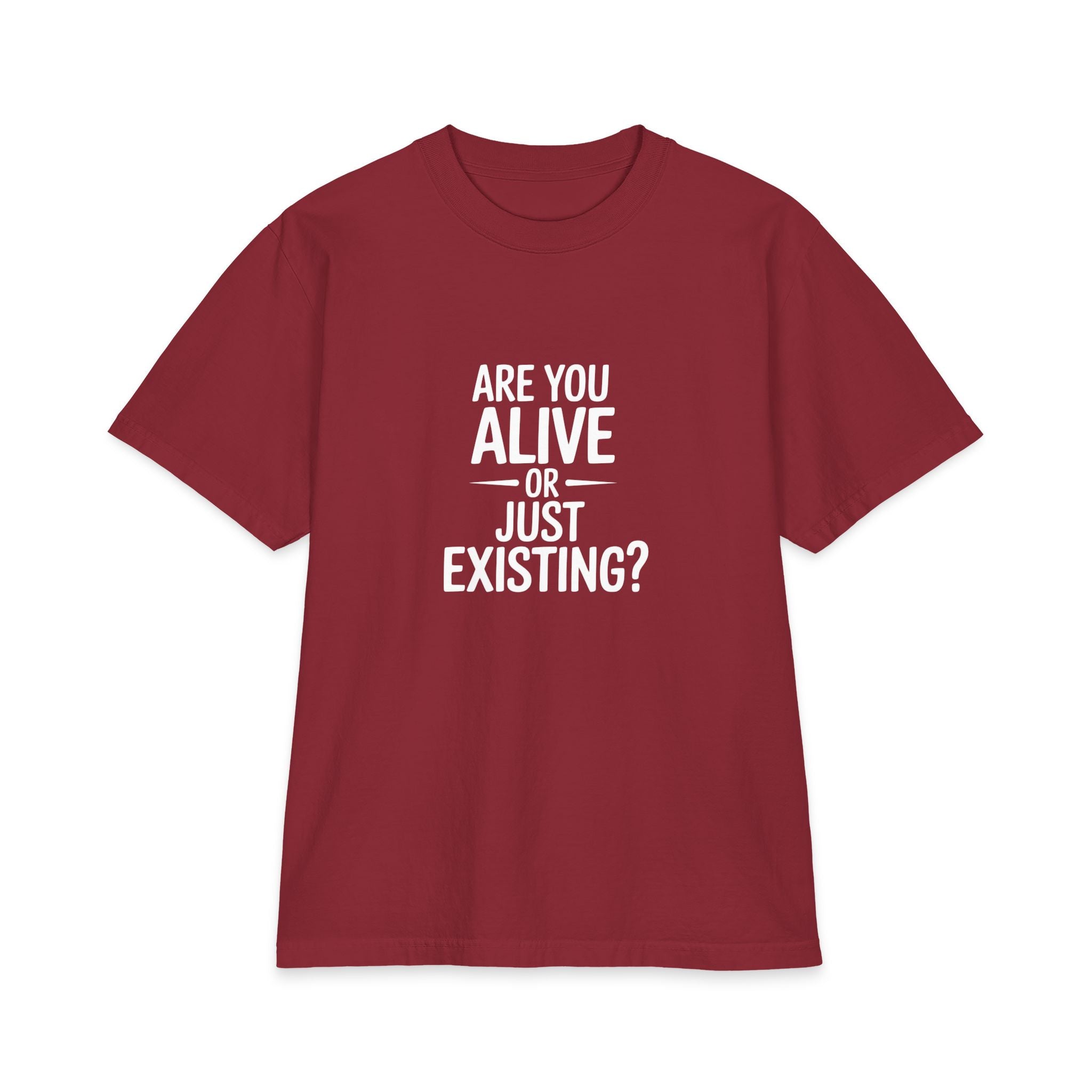 Are You Alive Or Just Existing? Unisex Oversized T-Shirt