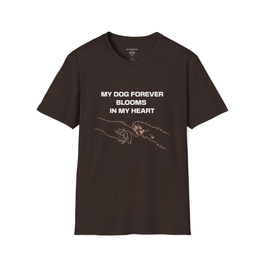 My Dog Forever Blooms in My Heart Unisex T-Shirt