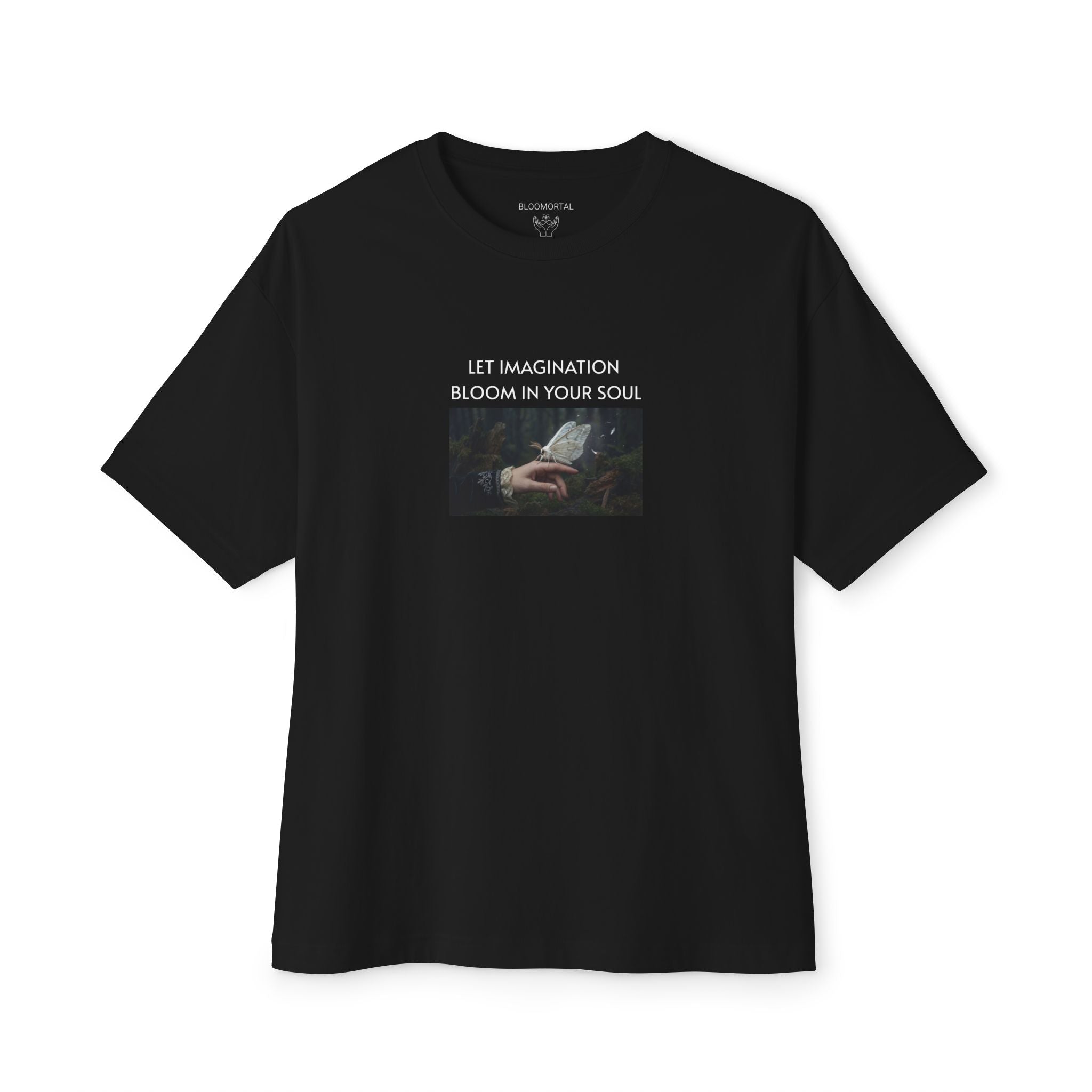 Let imagination bloom in your soul Unisex Oversized T-Shirt