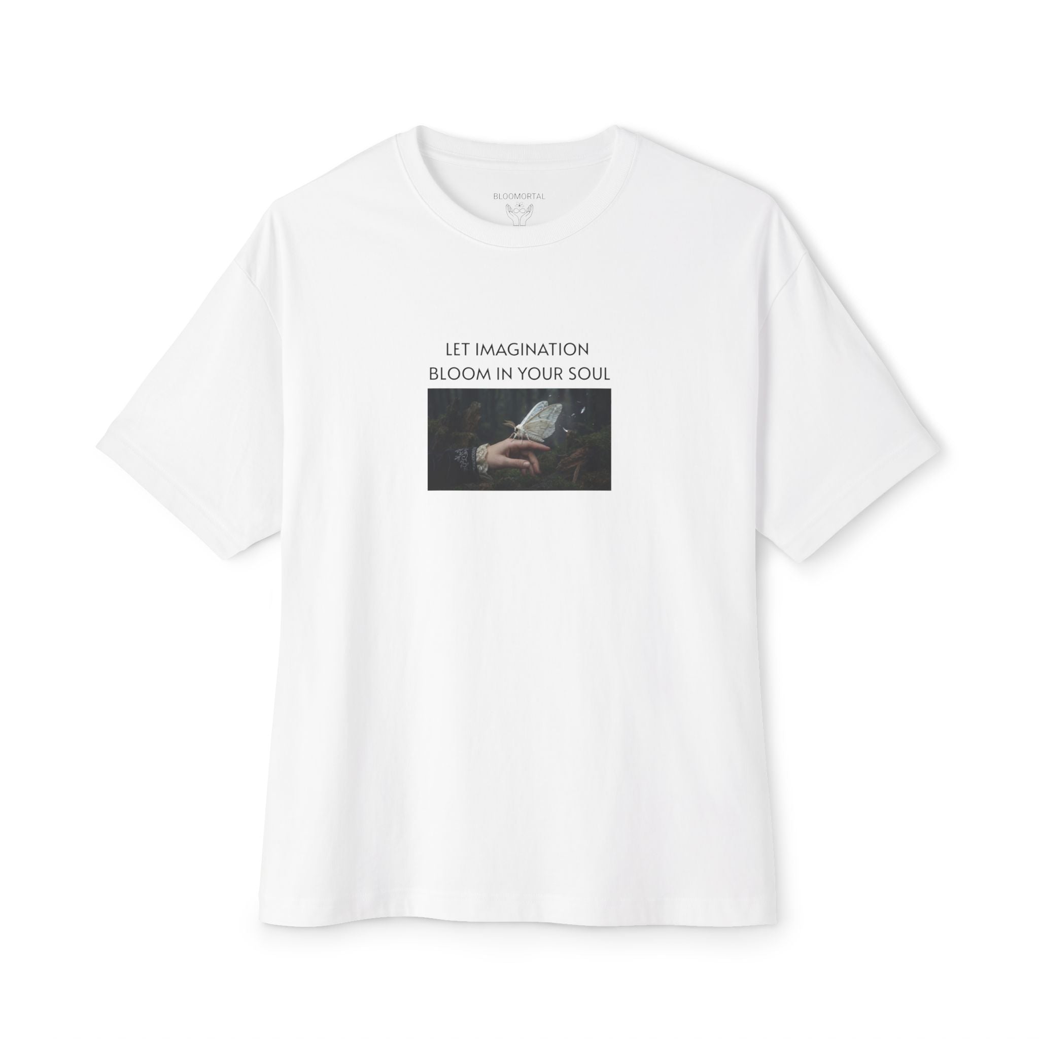 Let imagination bloom in your soul Unisex Oversized T-Shirt