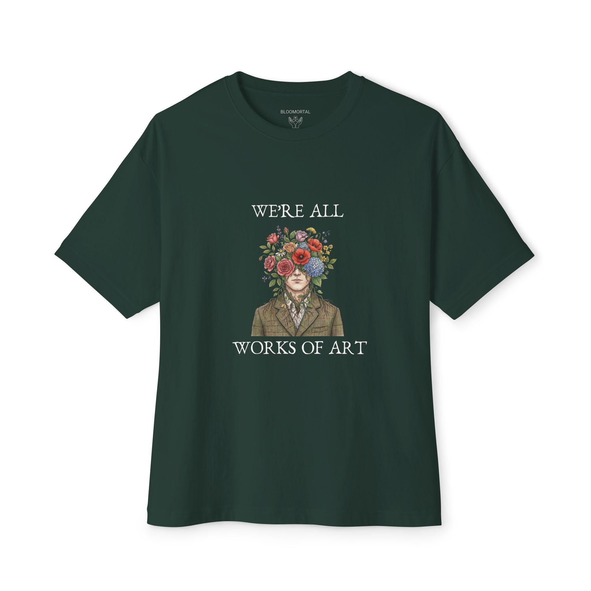 We're All Works of Art Unisex Oversized T-Shirt