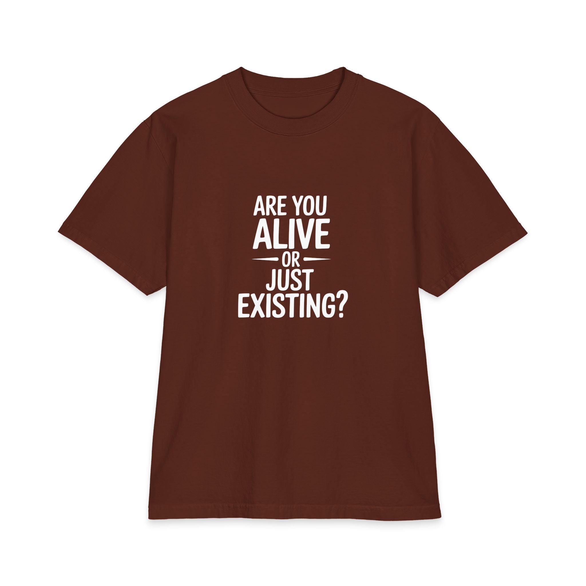 Are You Alive Or Just Existing? Unisex Oversized T-Shirt