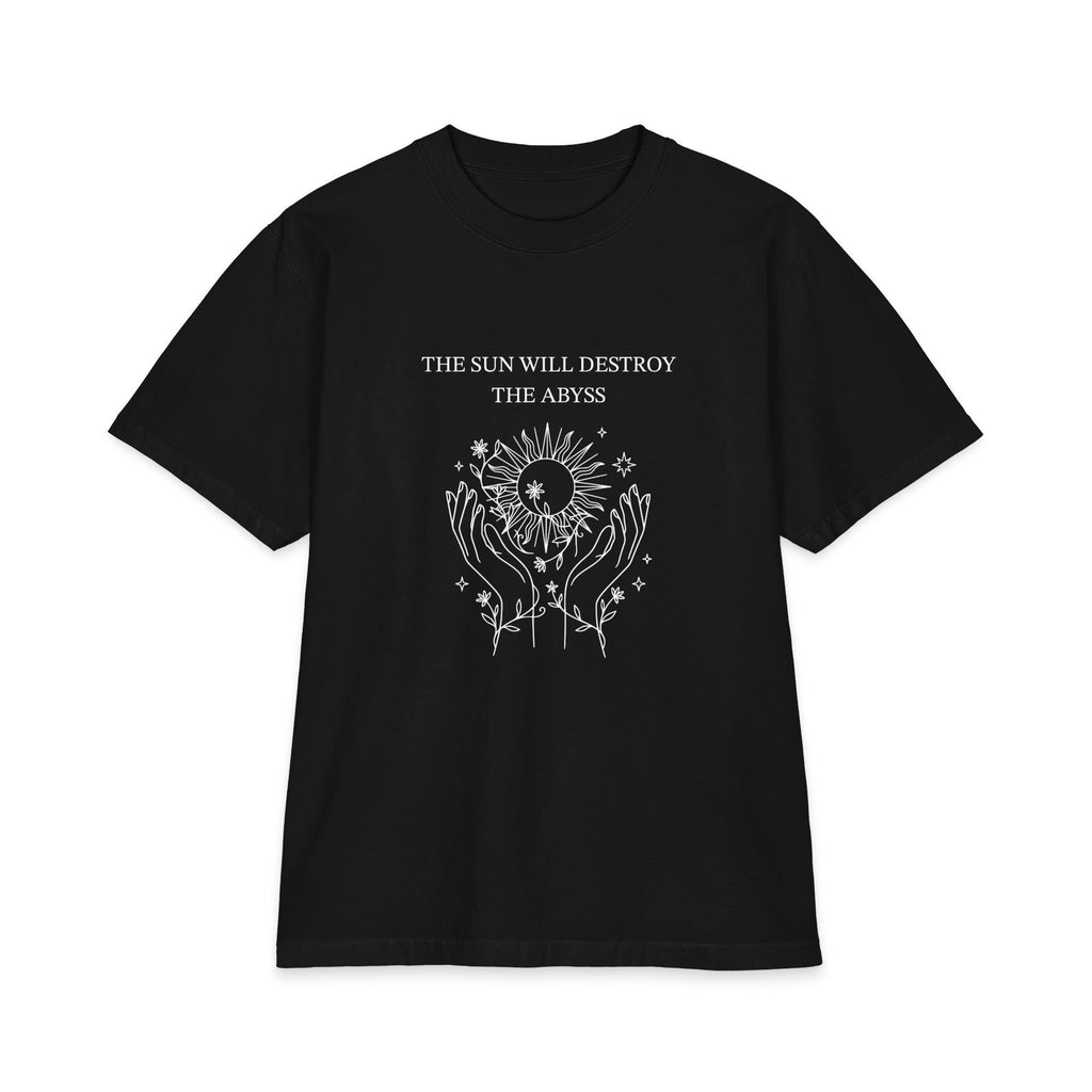 The sun will destroy the abyss Unisex Oversized T-Shirt