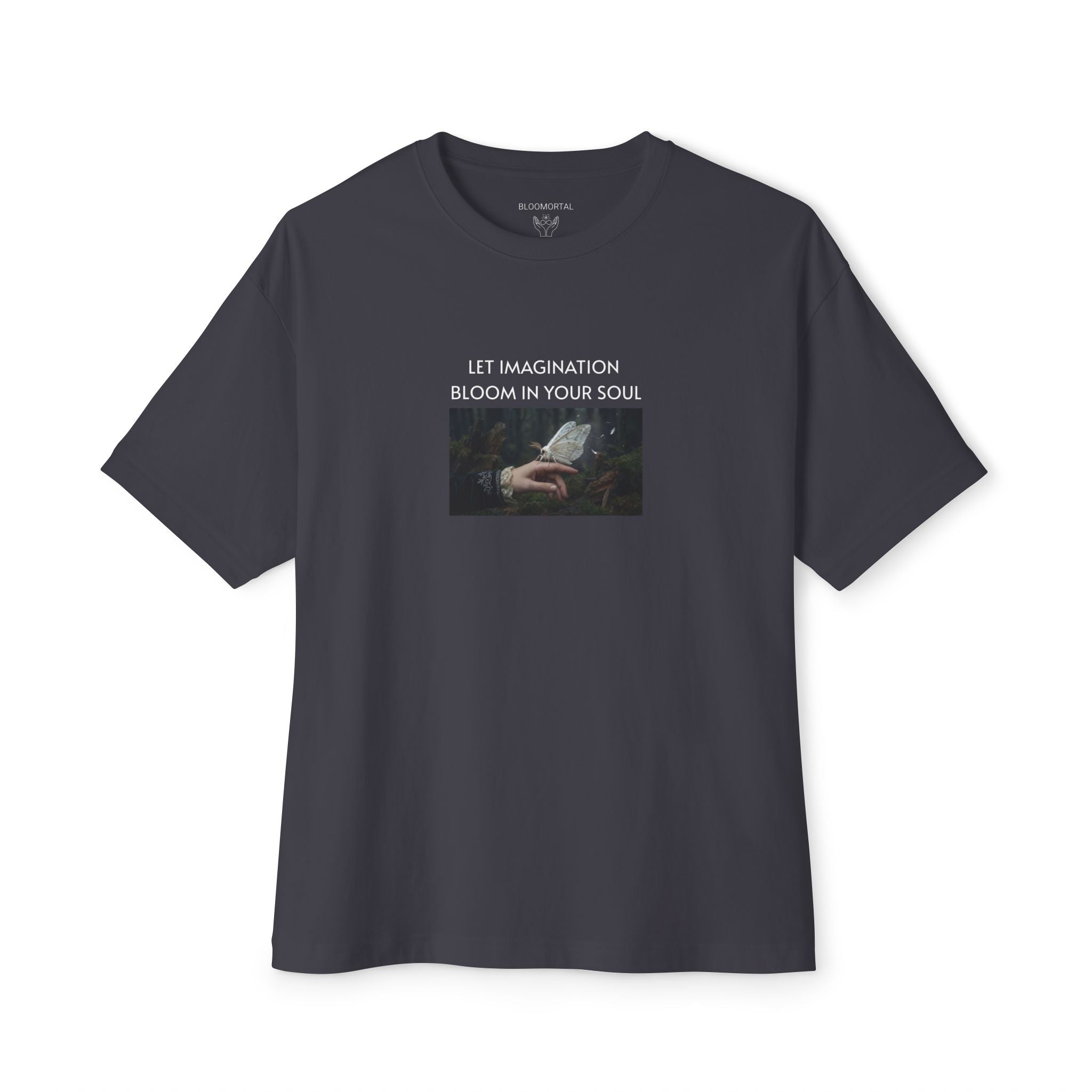 Let imagination bloom in your soul Unisex Oversized T-Shirt
