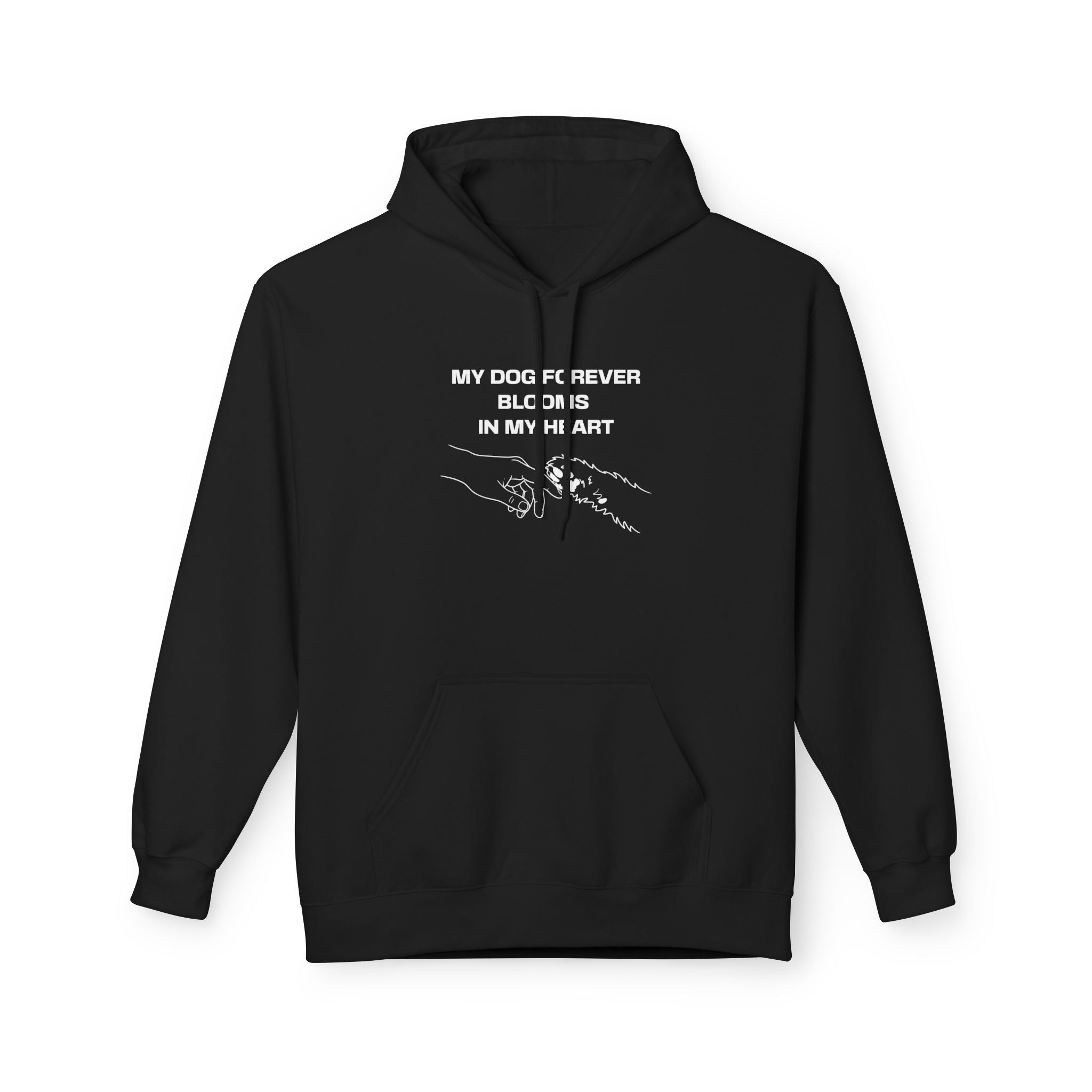 My Dog Forever Blooms In My Heart Unisex Hoodie