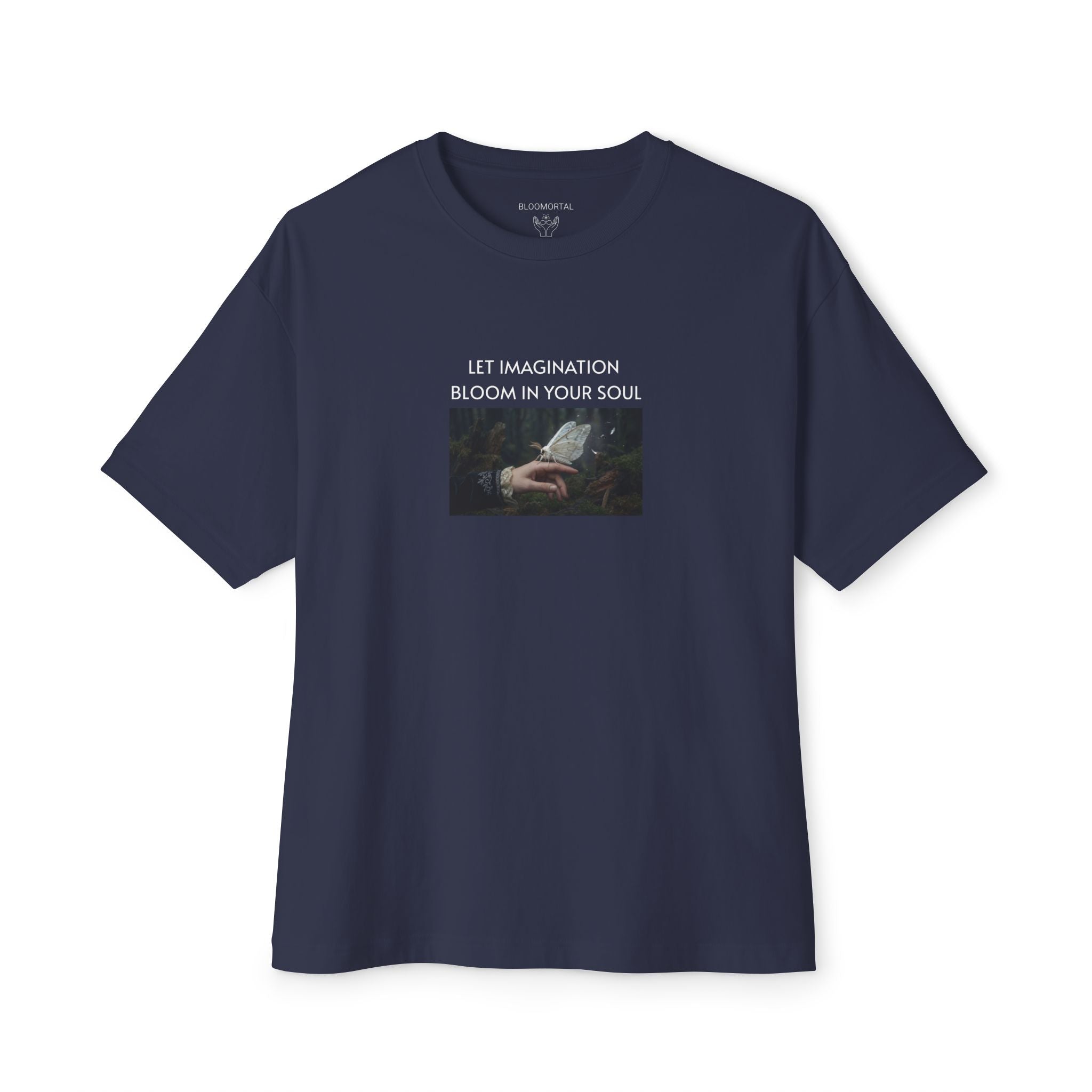 Let imagination bloom in your soul Unisex Oversized T-Shirt