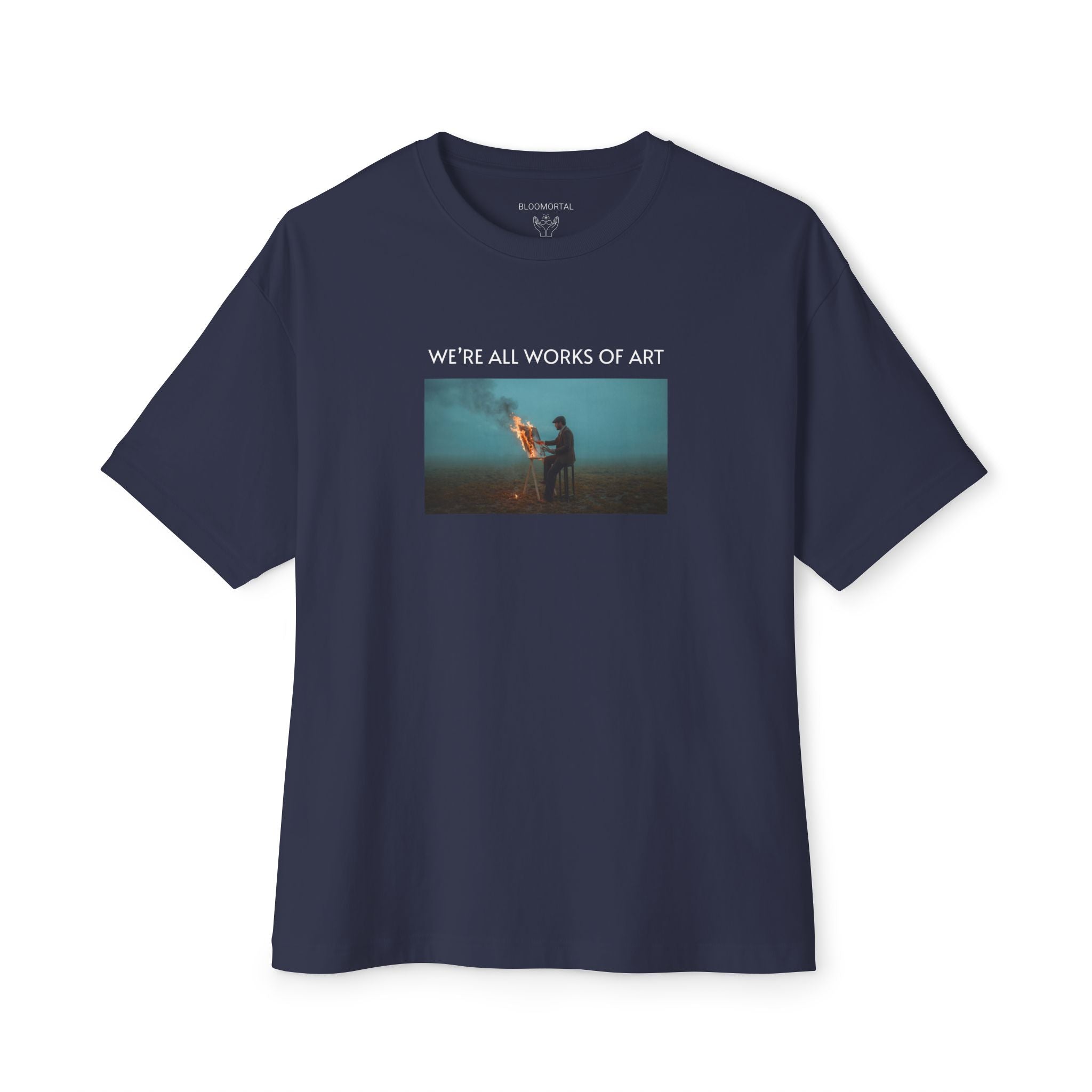 We're All Works of Art Unisex Oversized T-Shirt