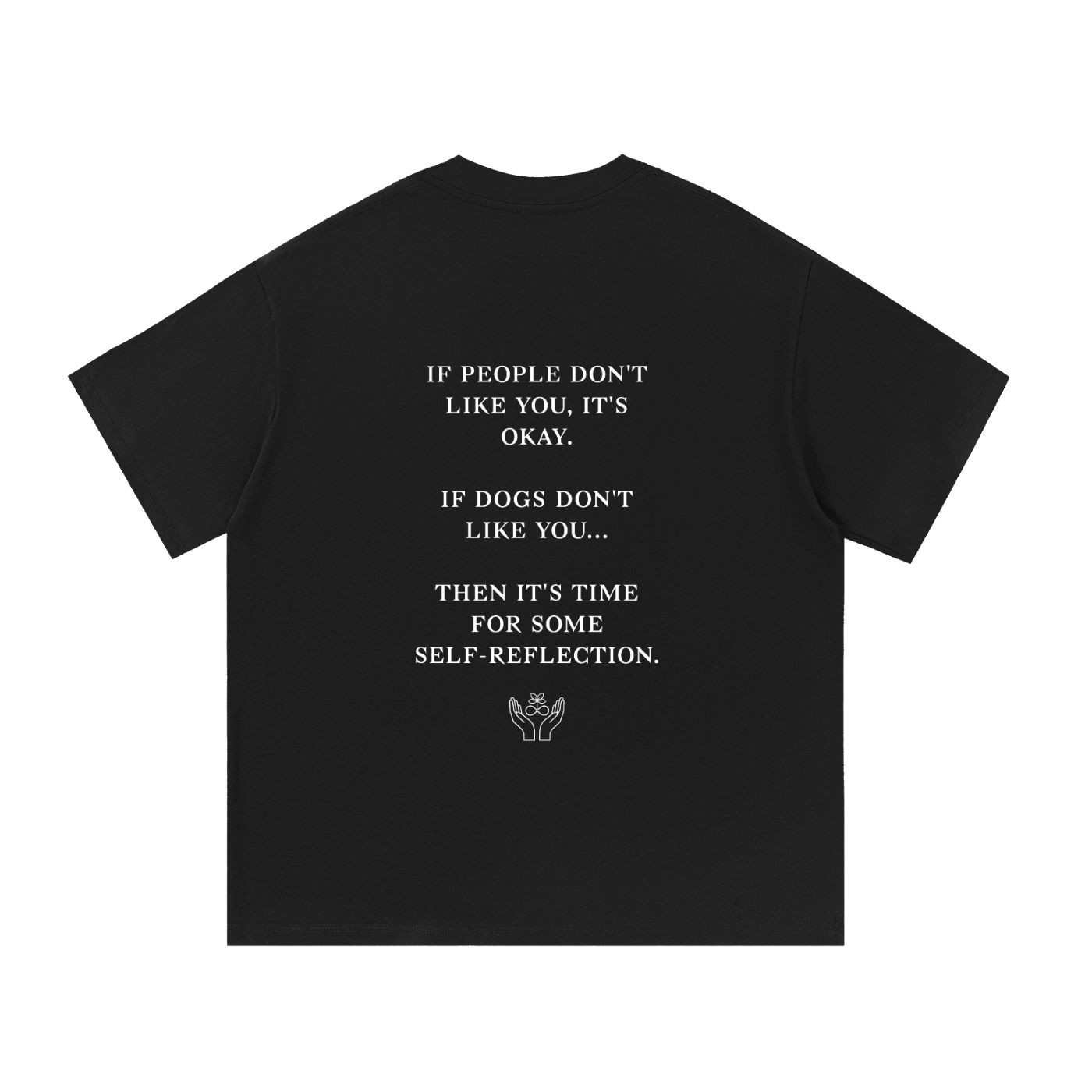 If dogs don't like you Unisex Oversized T-Shirt