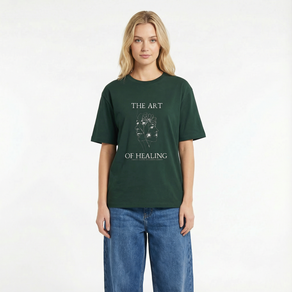 The Art of Healing Unisex Oversized T-Shirt