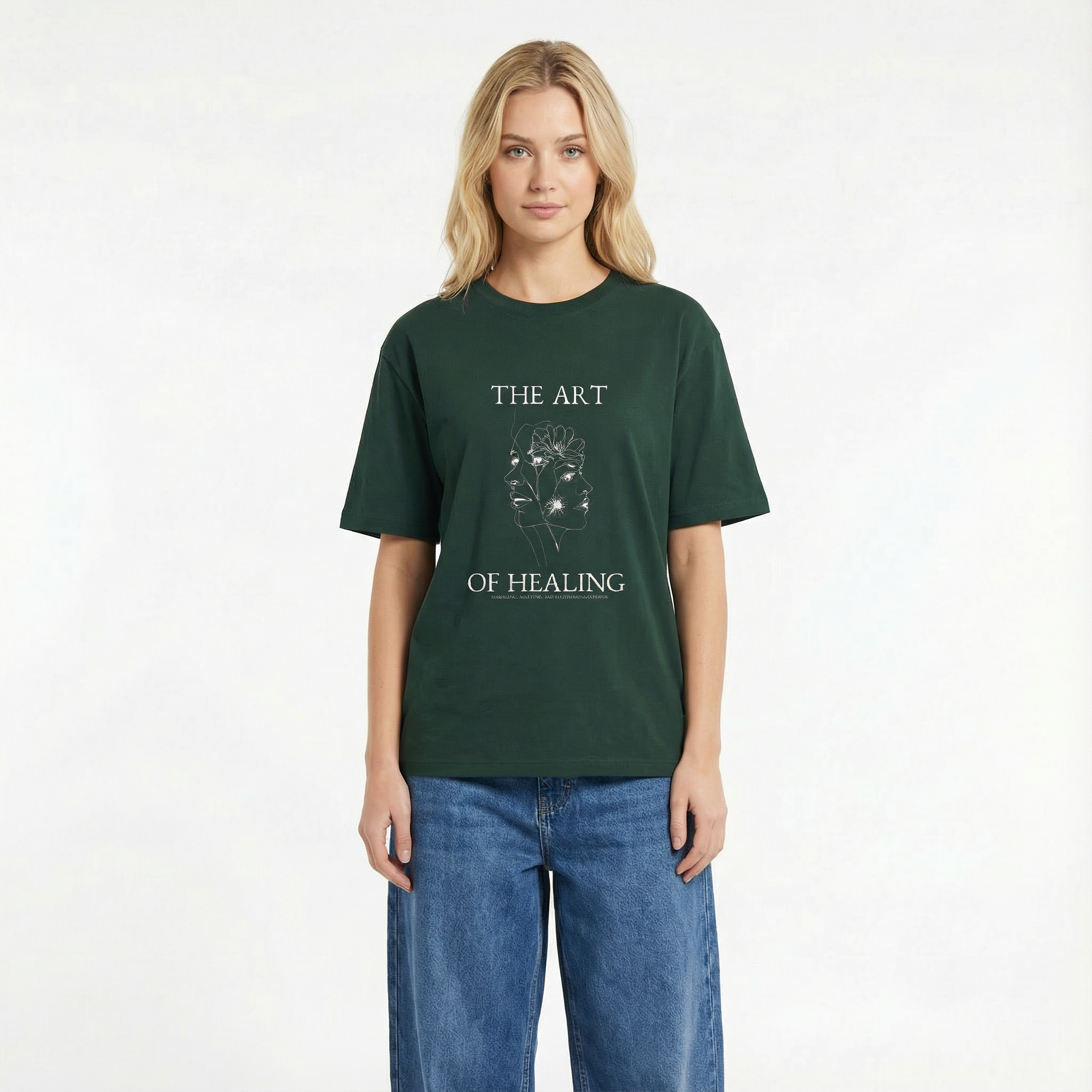 The Art of Healing Unisex Oversized T-Shirt