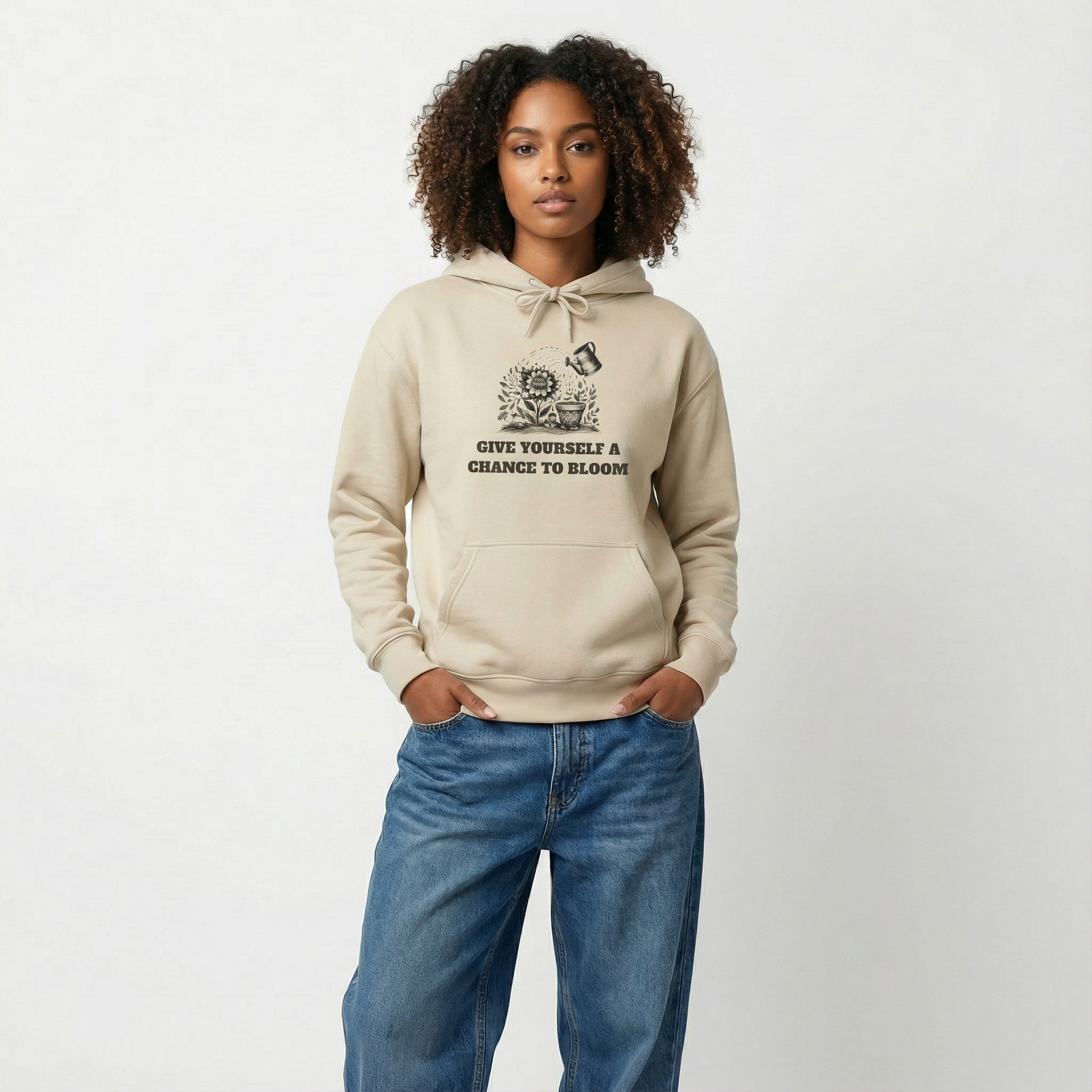 Give Yourself a Chance to Bloom Unisex Hoodie