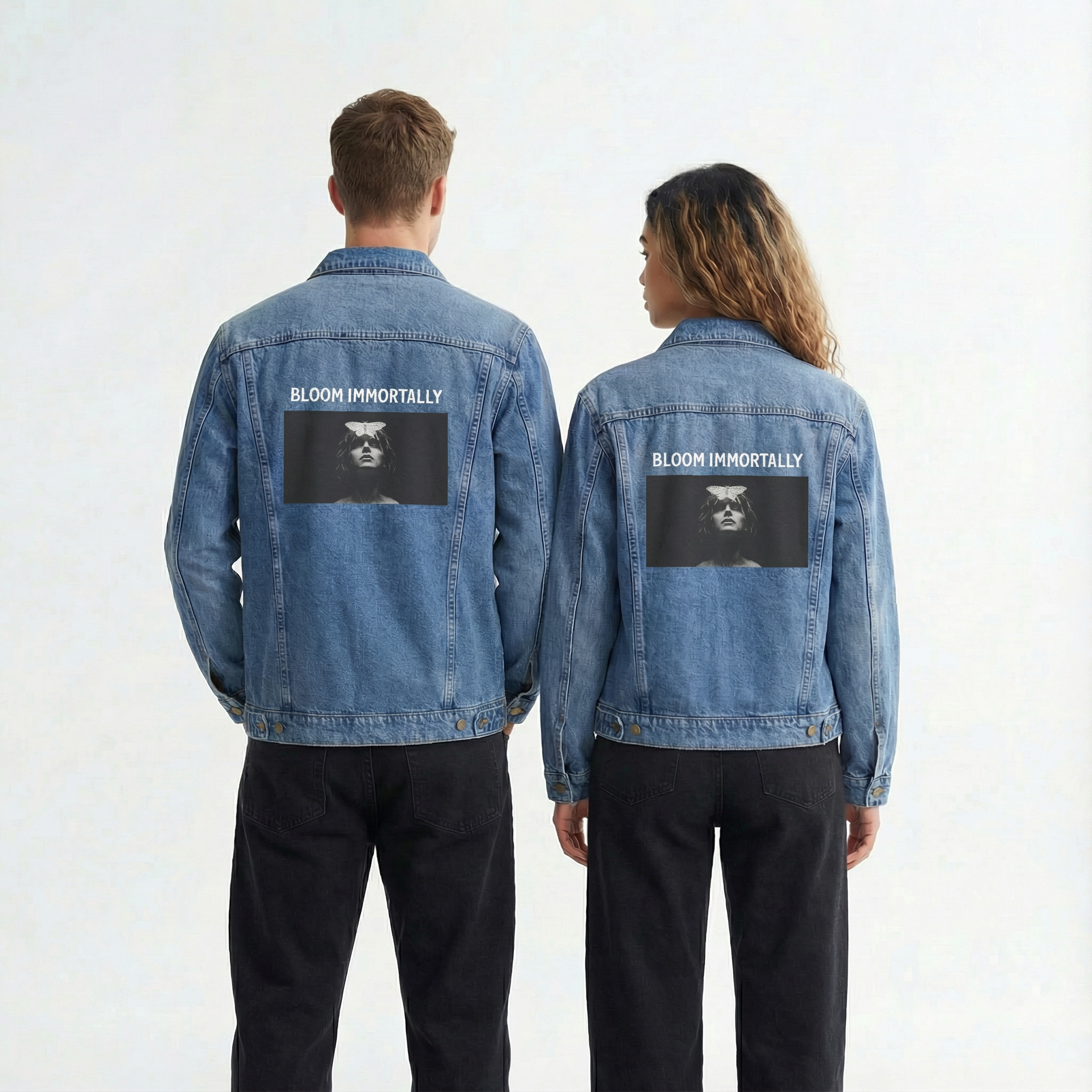 Unisex Denim Jacket - Bloom Immortally