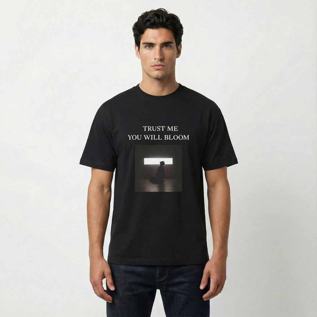 Trust Me You Will Bloom Unisex Oversized T-Shirt