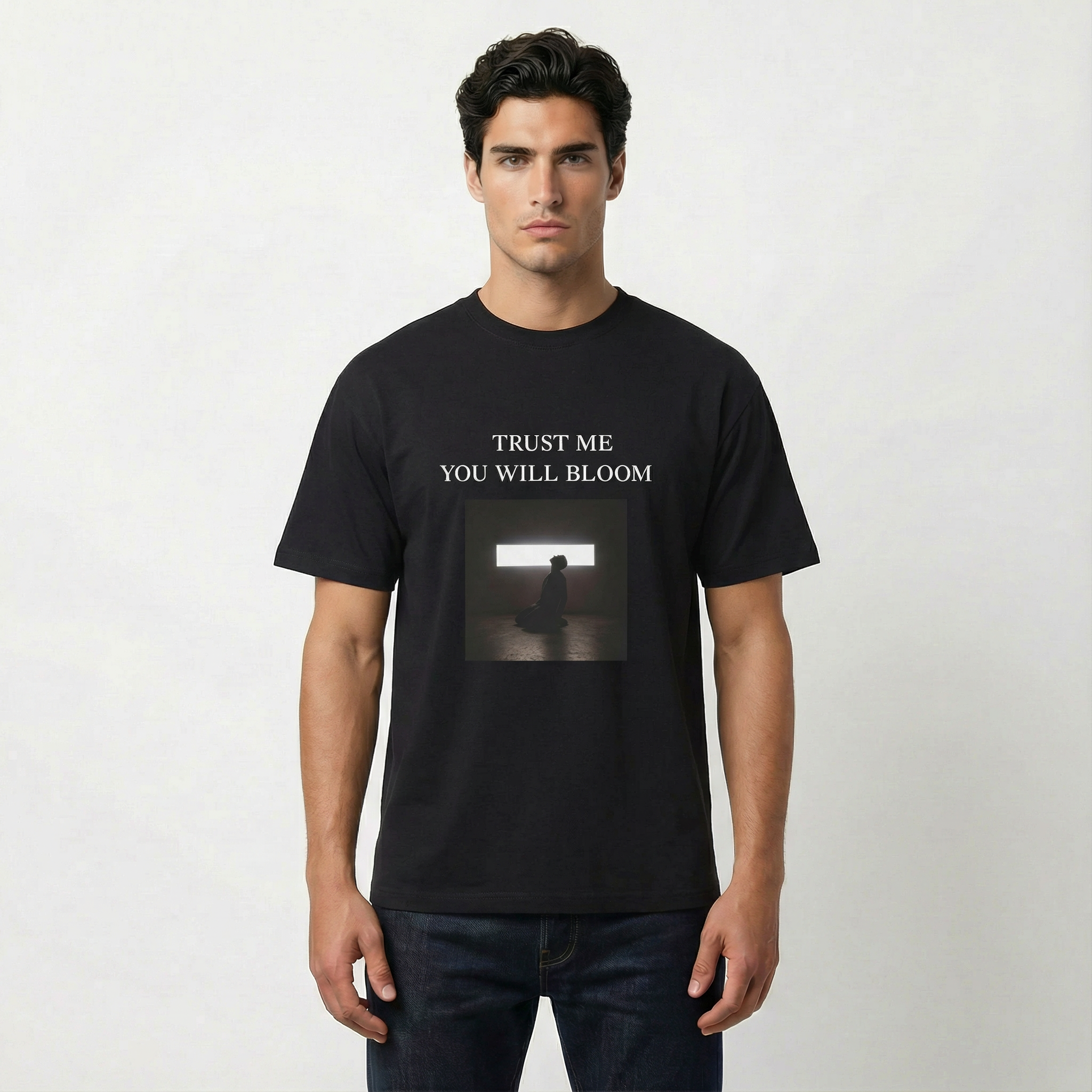 Trust Me You Will Bloom Unisex Oversized T-Shirt