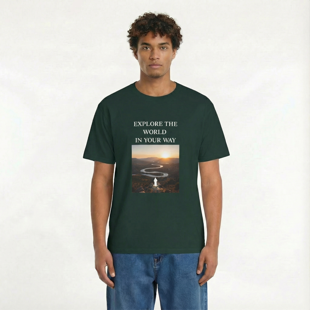 Explore the World In Your Way Unisex Oversized T-Shirt