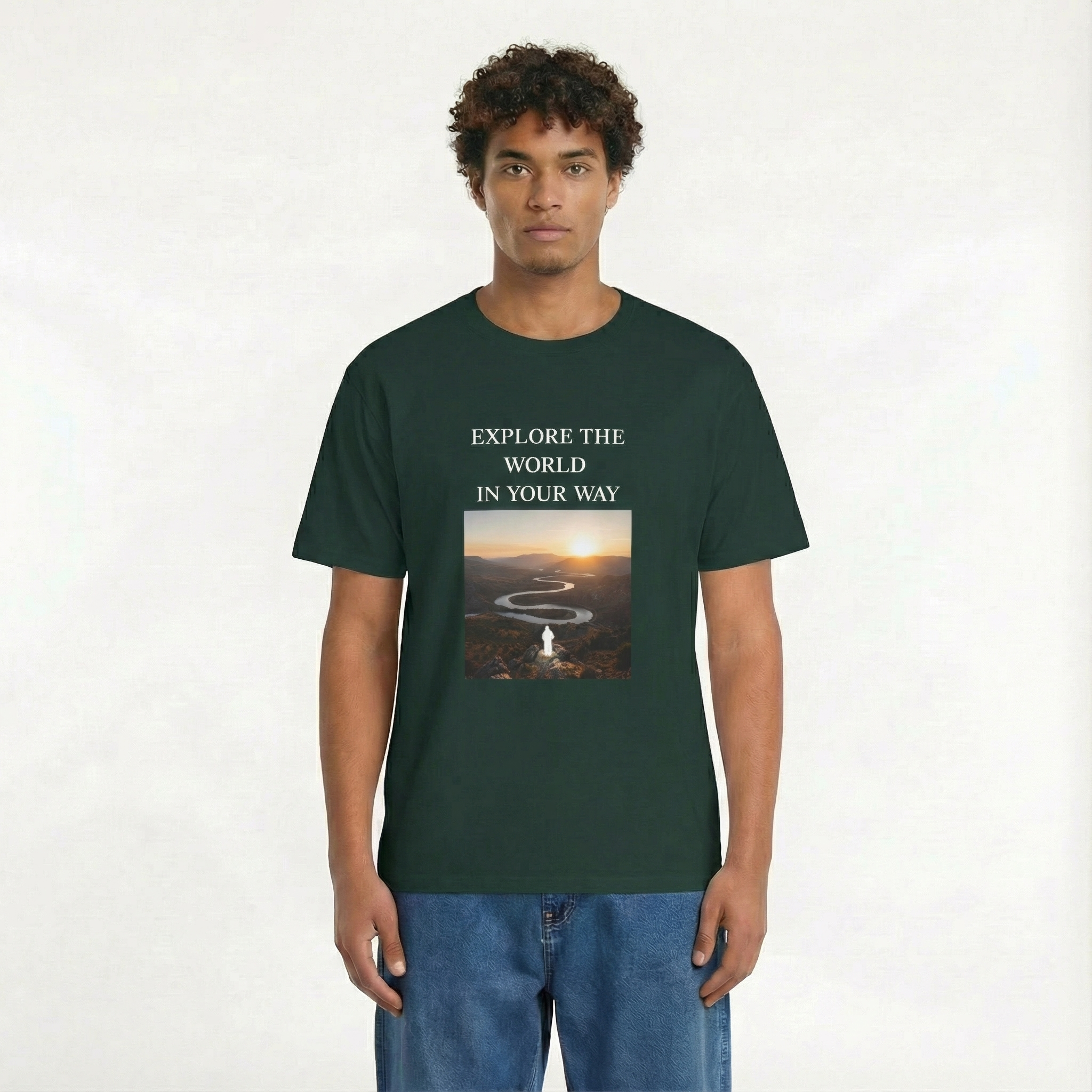 Explore the World In Your Way Unisex Oversized T-Shirt
