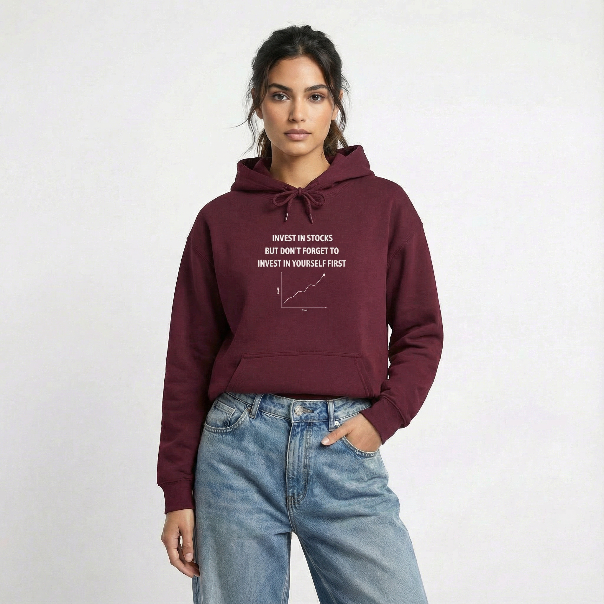 Invest in Stocks but Don't Forget to Invest in Yourself First Unisex Hoodie