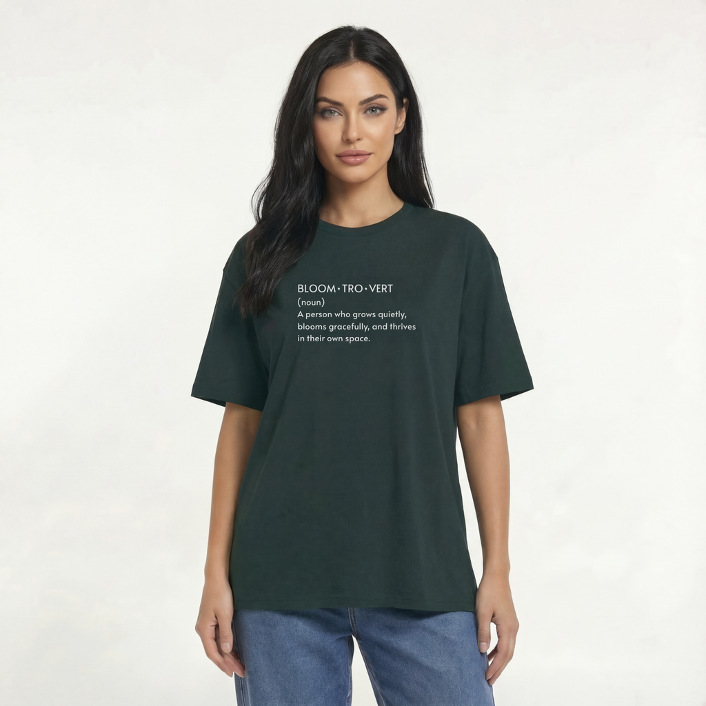 BLOOMTROVERT Definition Unisex Oversized T-Shirt