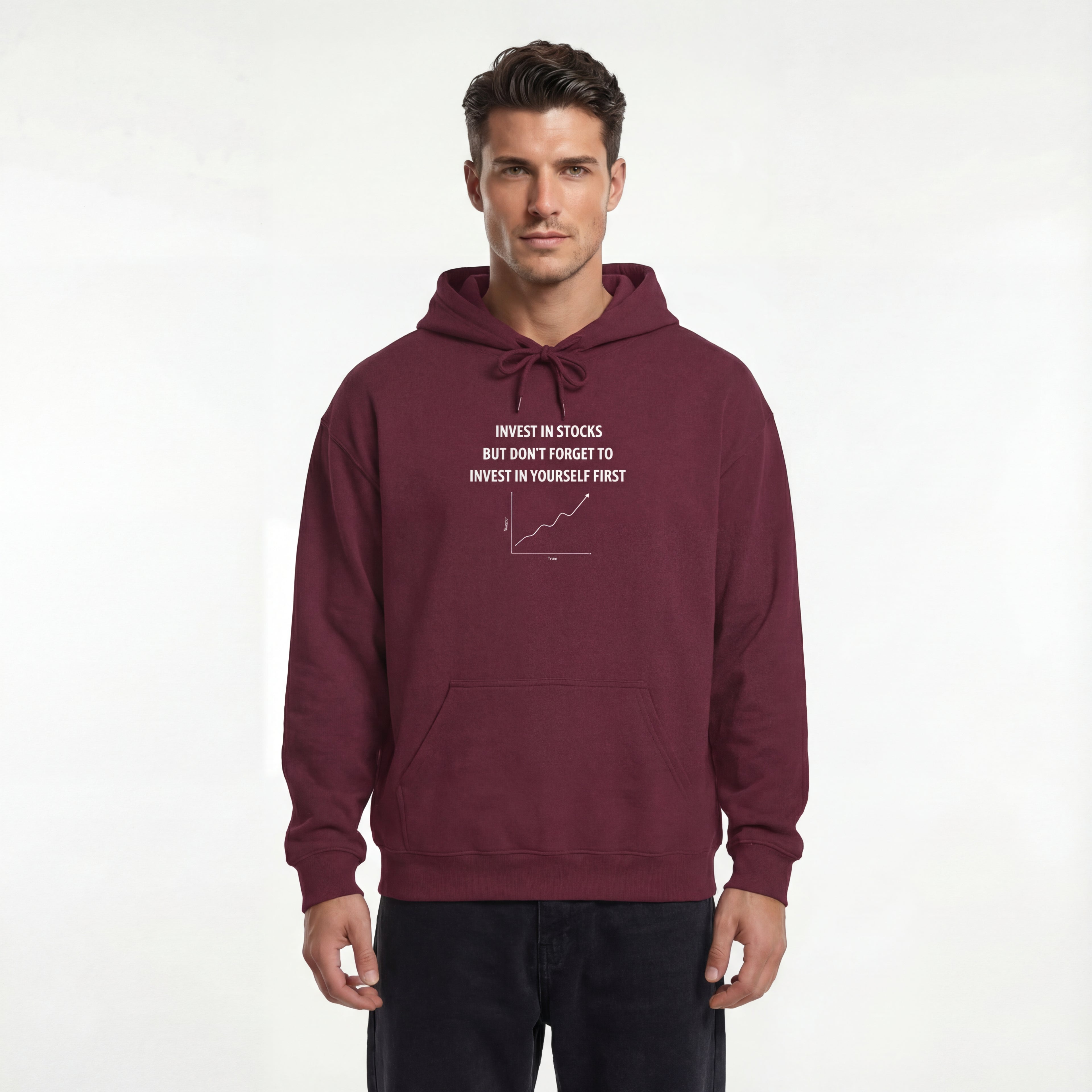 Invest in Stocks but Don't Forget to Invest in Yourself First Unisex Hoodie