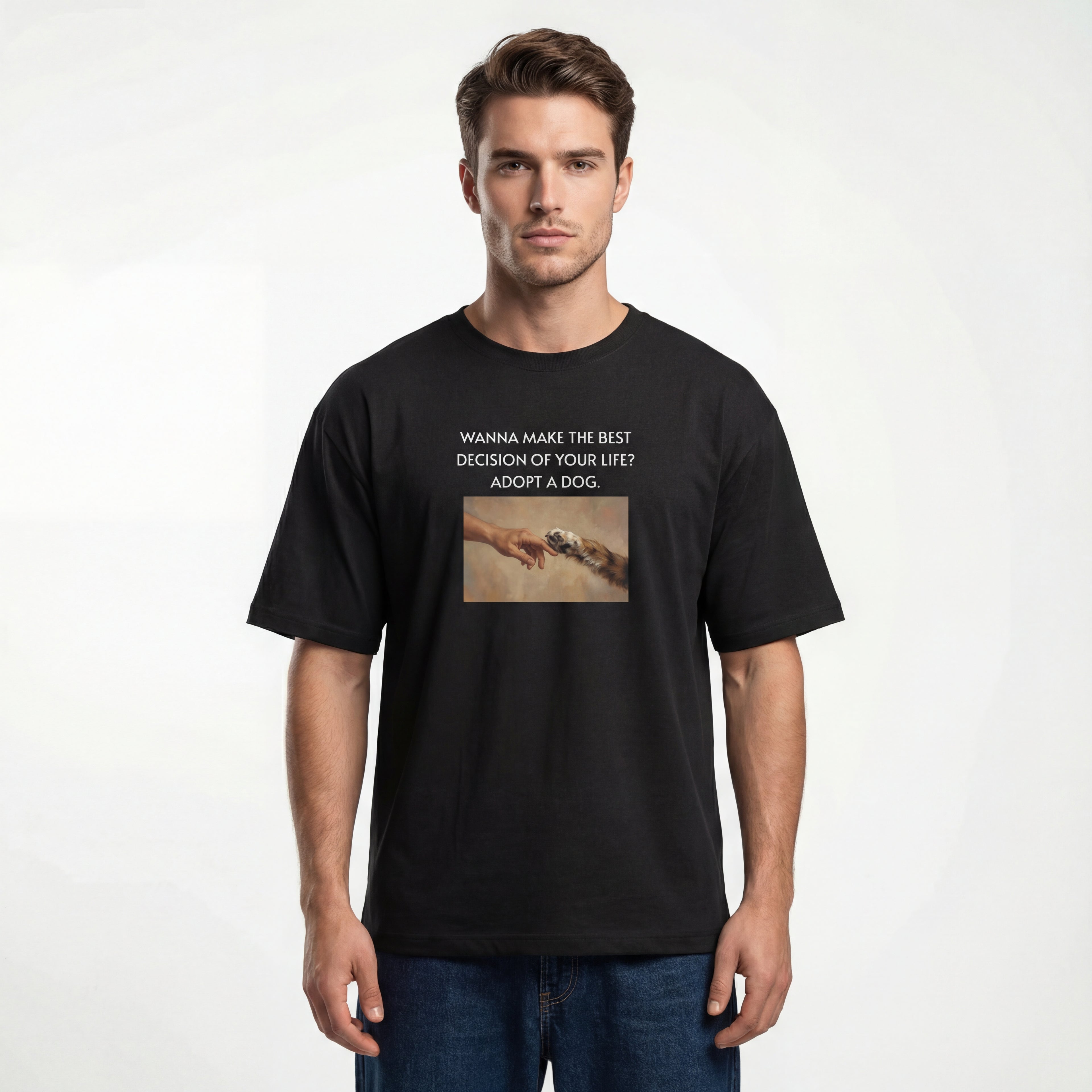 Wanna make the best decision of your life? Unisex Oversized T-Shirt