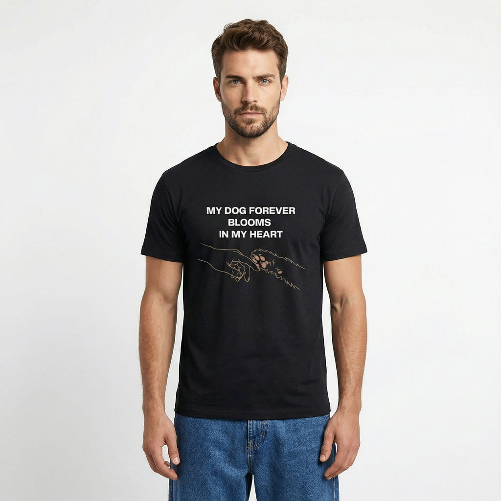 My Dog Forever Blooms in My Heart Unisex T-Shirt