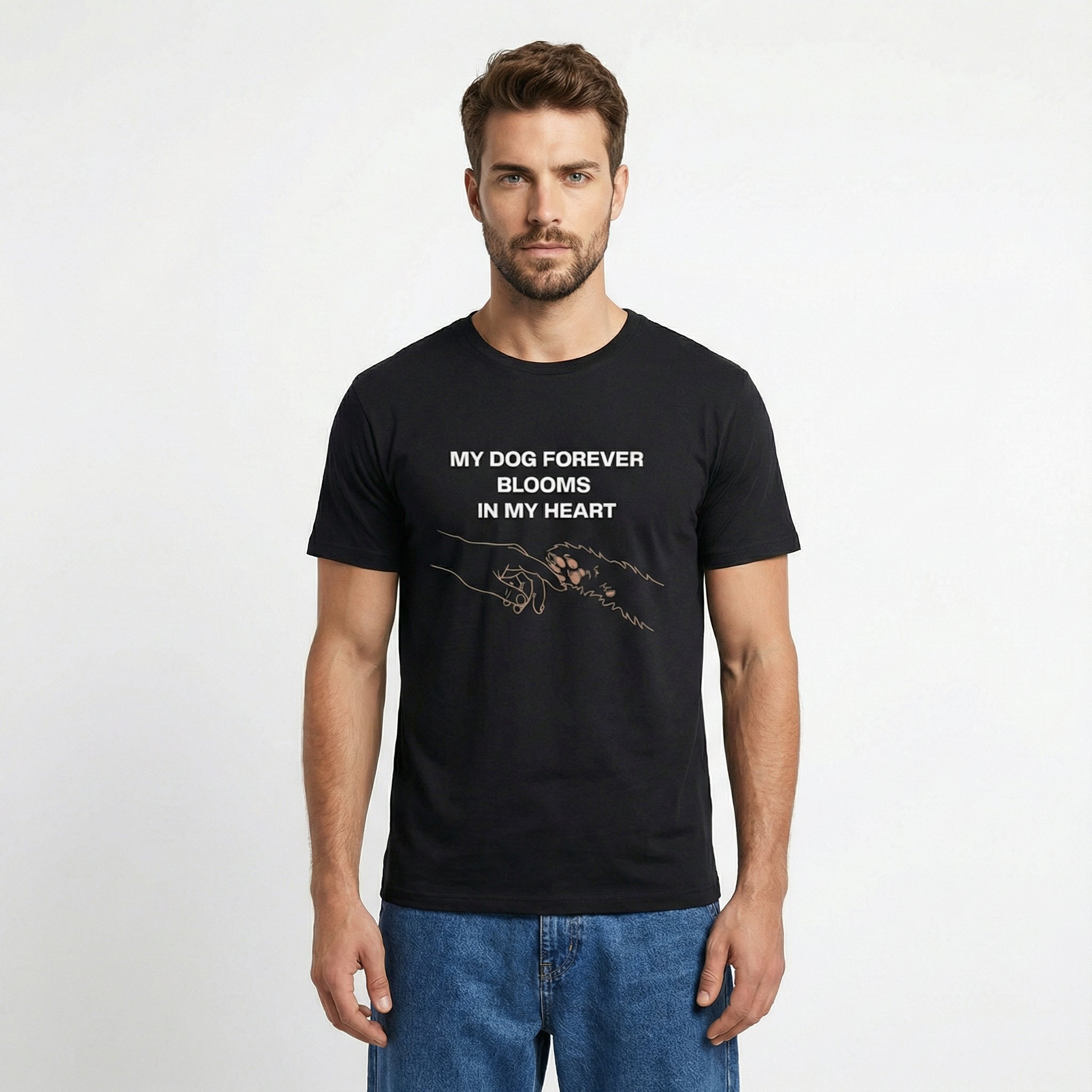 My Dog Forever Blooms in My Heart Unisex T-Shirt