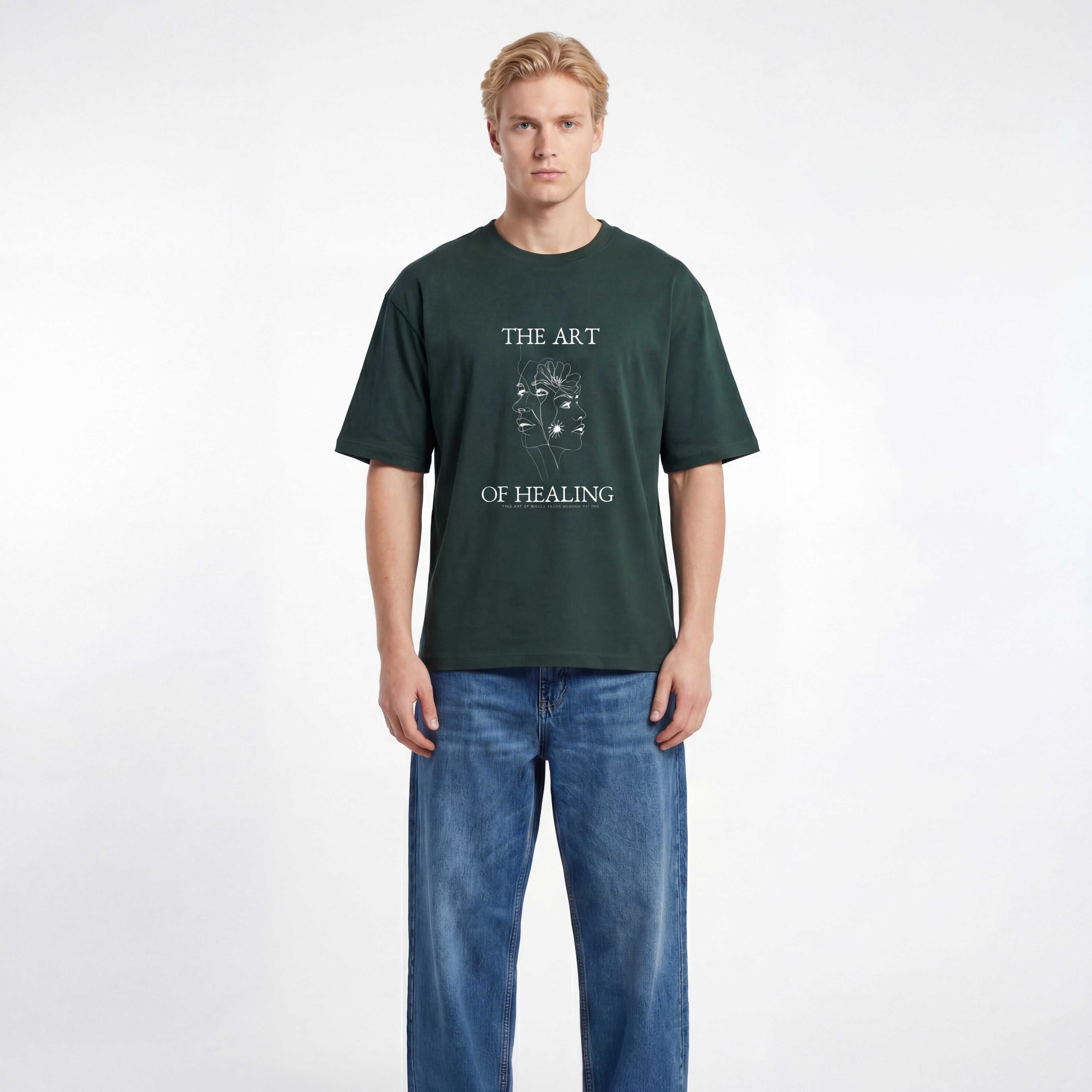 The Art of Healing Unisex Oversized T-Shirt