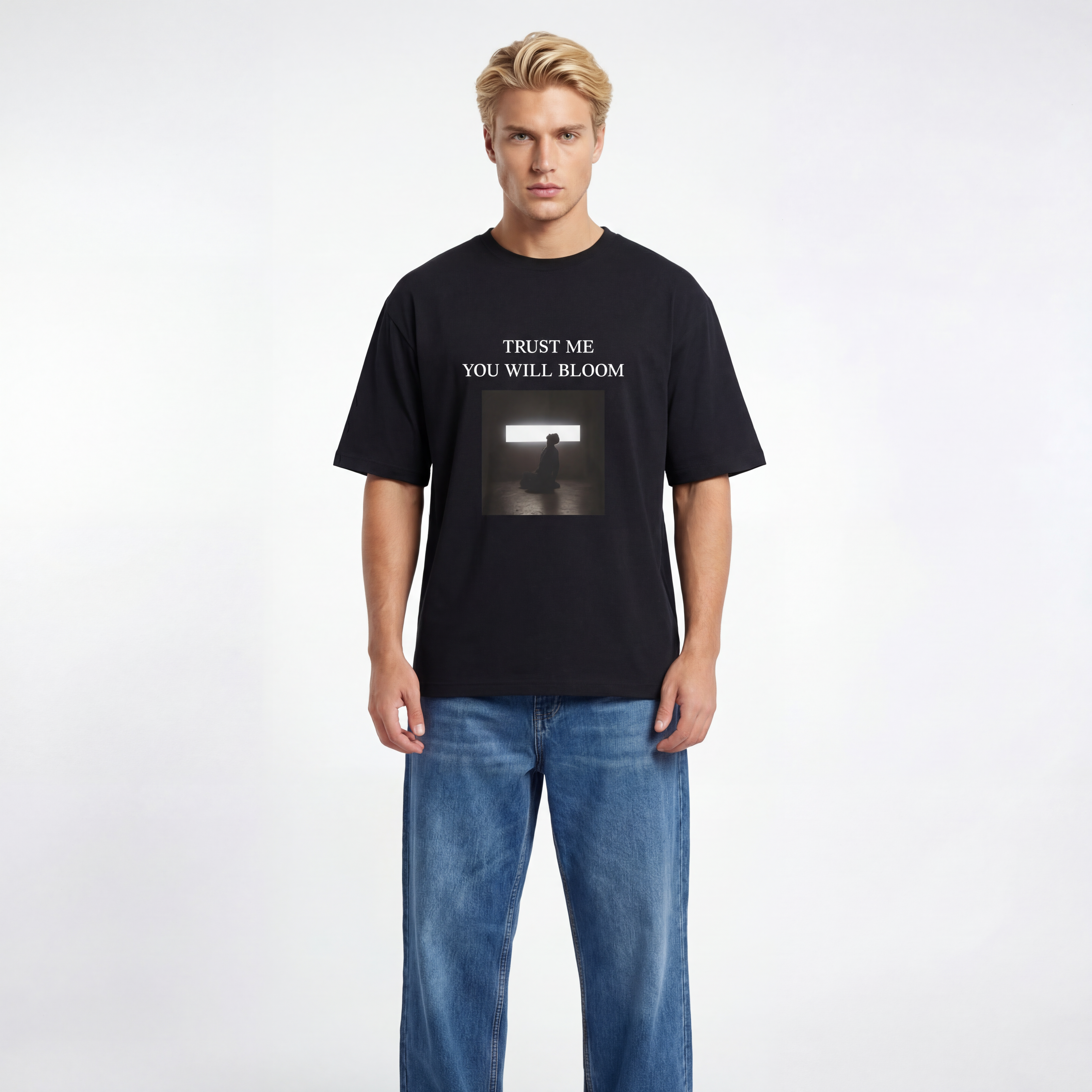Trust Me You Will Bloom Unisex Oversized T-Shirt