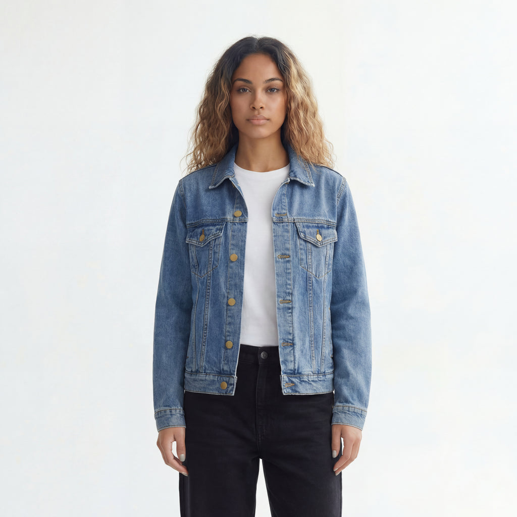 Bloom Harder Than Your Fears Unisex Denim Jacket