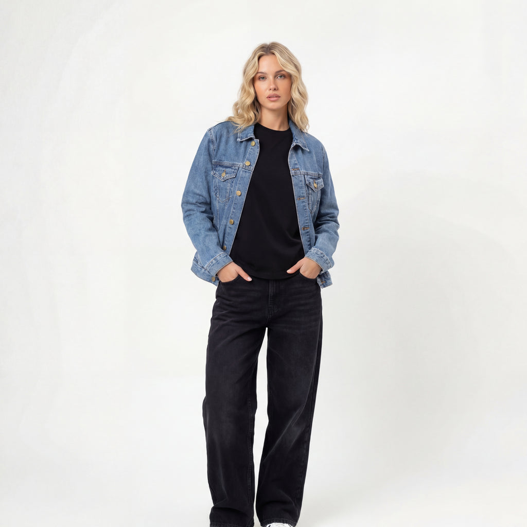 Are You Alive or Just Existing? Unisex Denim Jacket