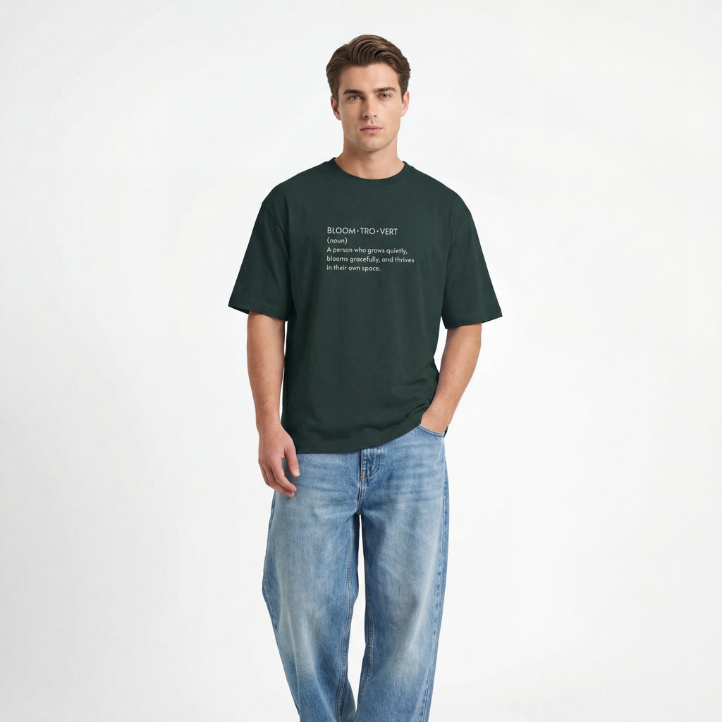 BLOOMTROVERT Definition Unisex Oversized T-Shirt