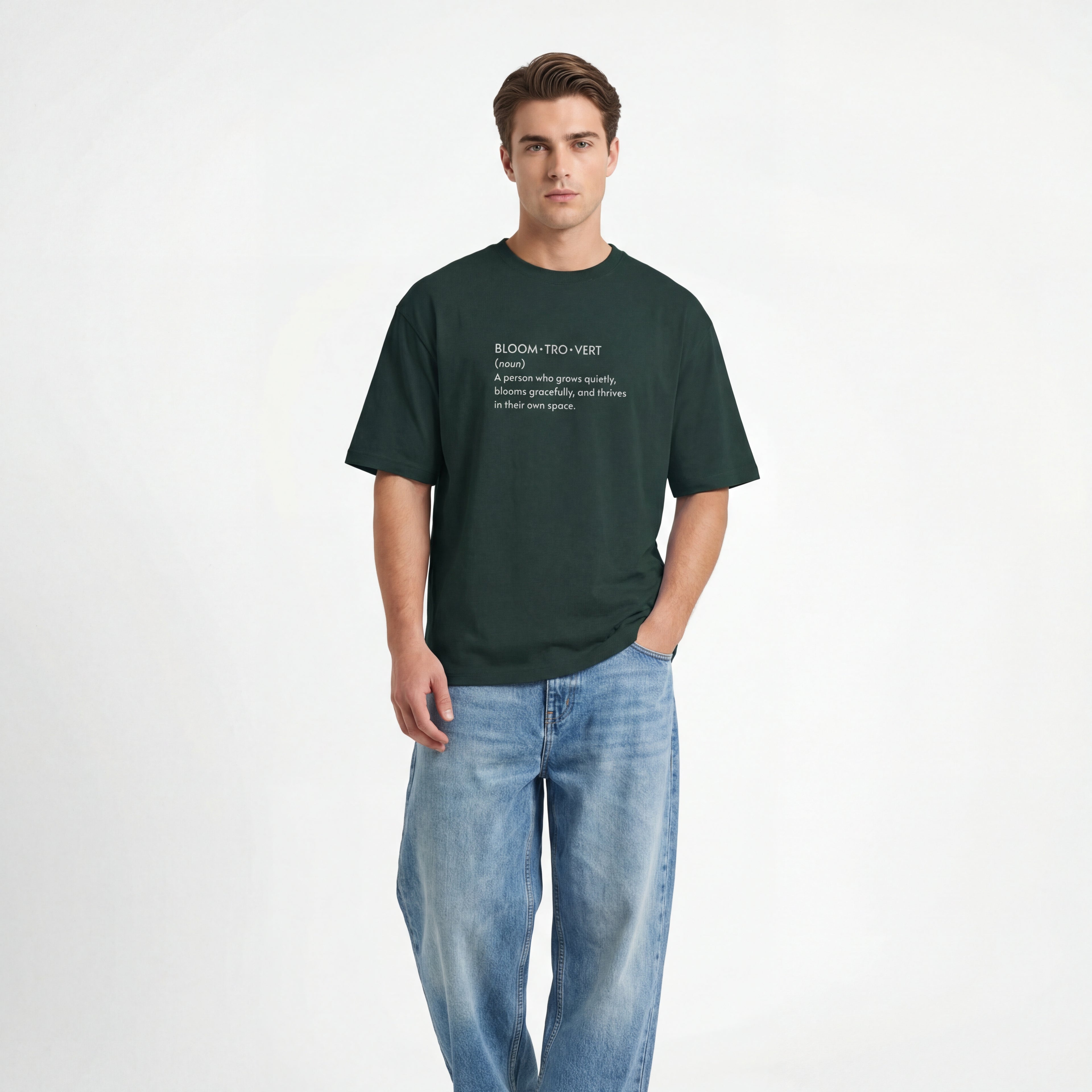 BLOOMTROVERT Definition Unisex Oversized T-Shirt