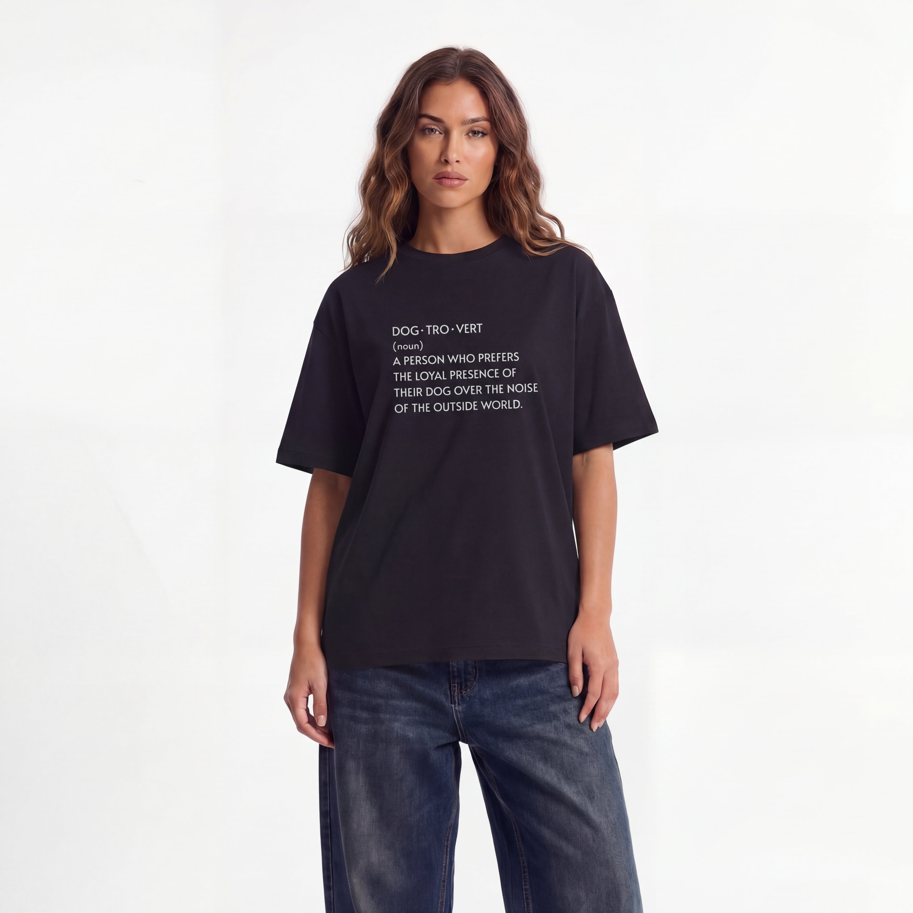 DOGTROVERT Definition Unisex Oversized T-Shirt