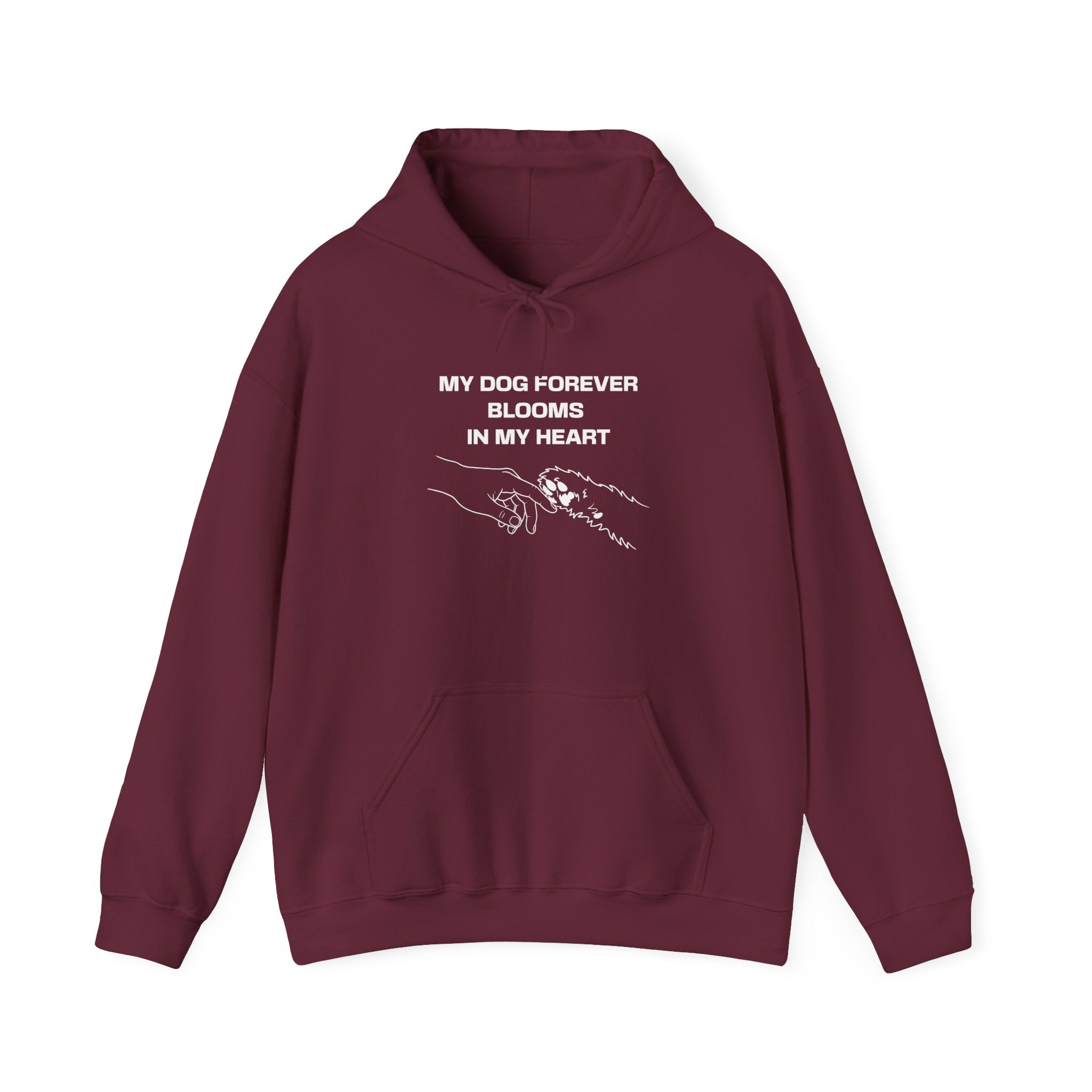 My Dog Forever Blooms In My Heart Unisex Hoodie