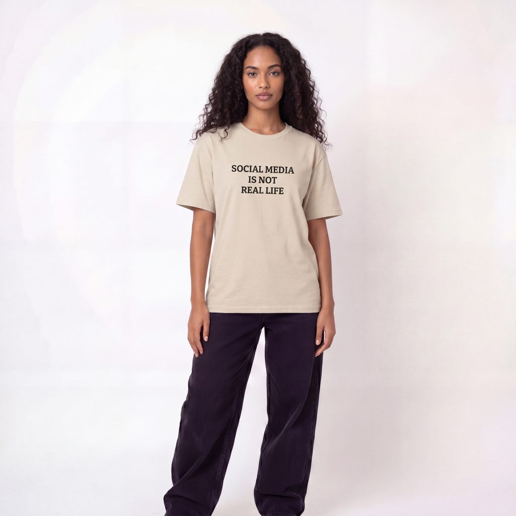 Social Media Is Not Real Life Unisex T-Shirt