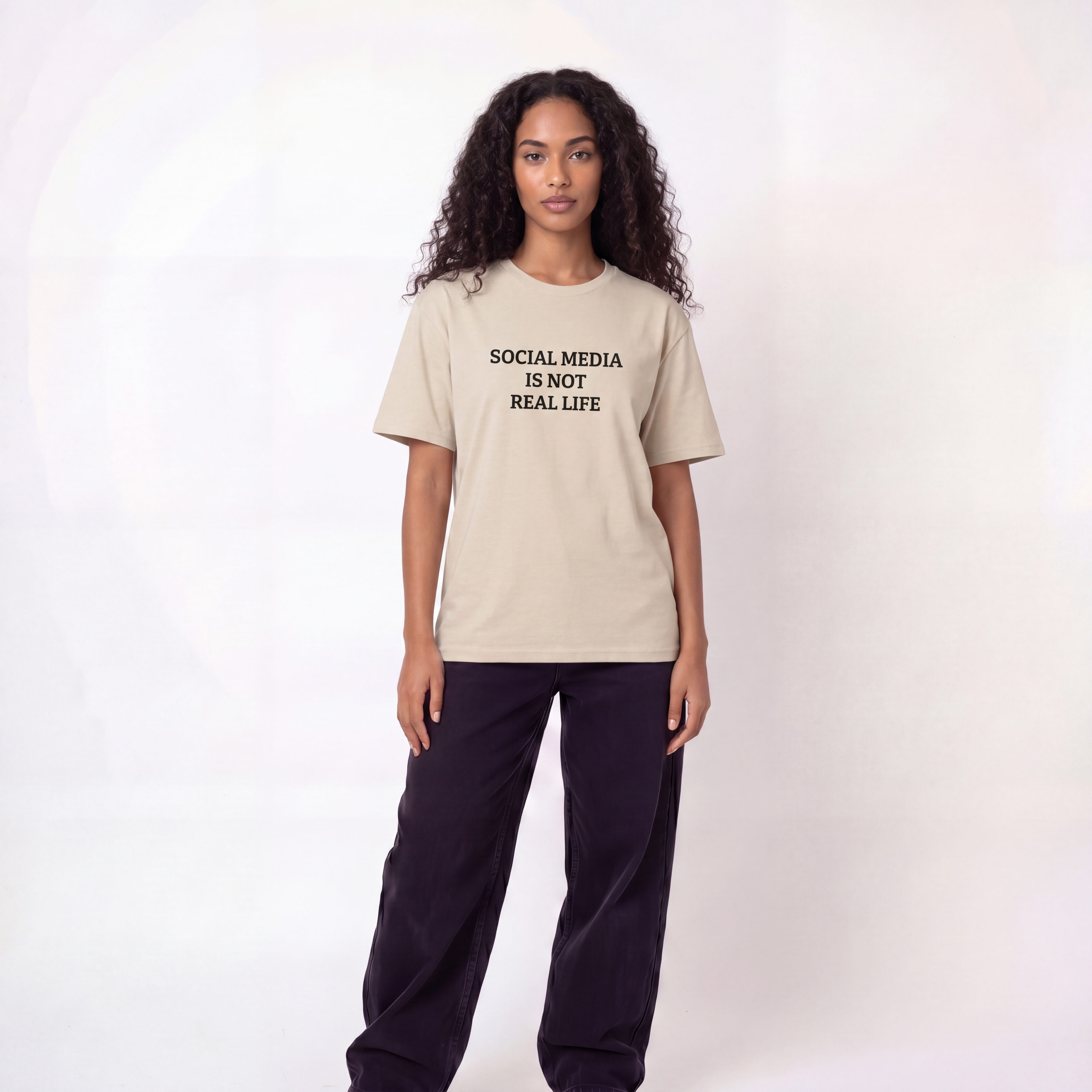 Social Media Is Not Real Life Unisex T-Shirt