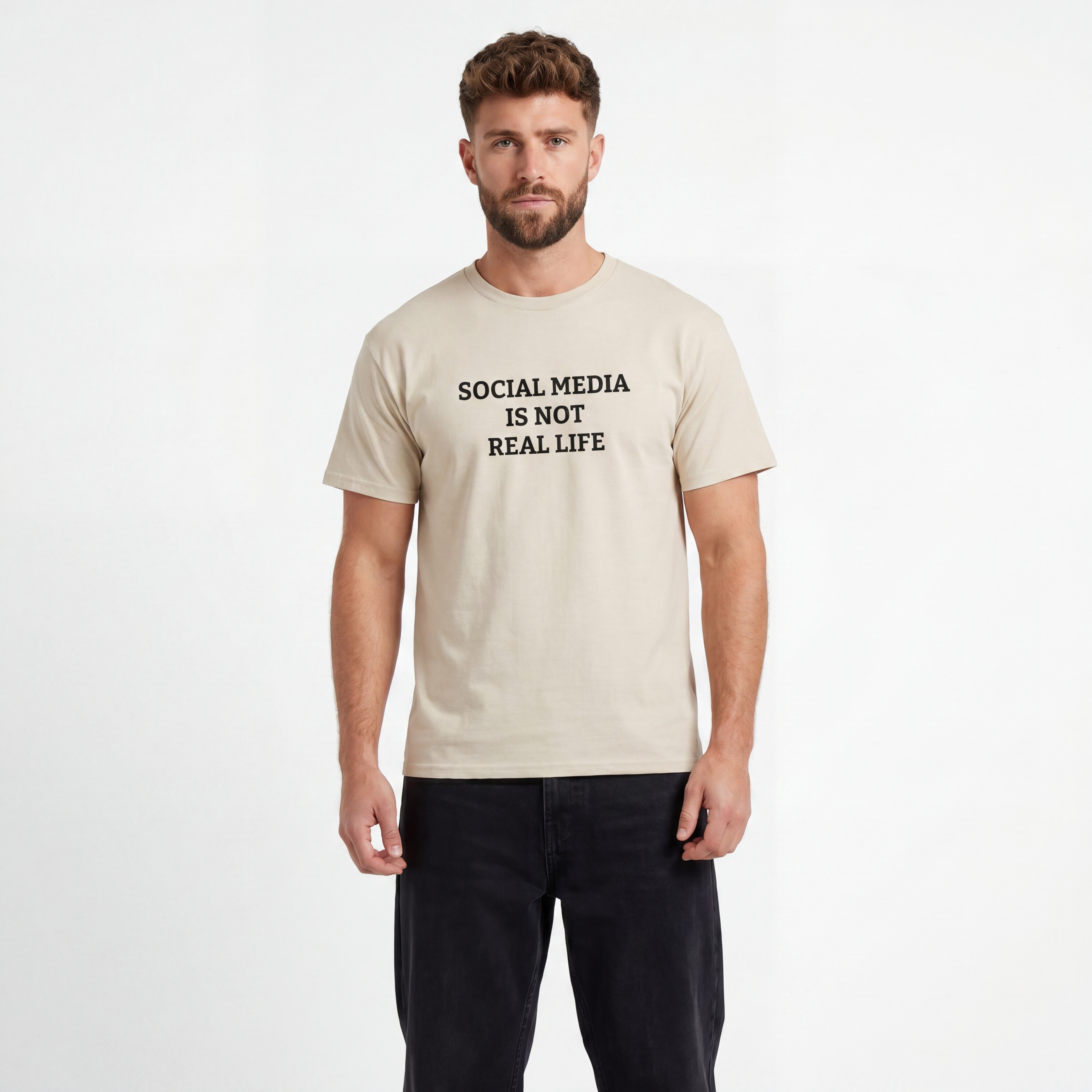 Social Media Is Not Real Life Unisex T-Shirt