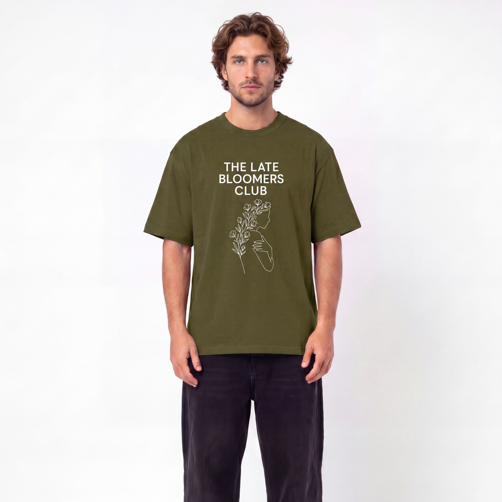 The Late Bloomers Club Unisex Oversized T-Shirt