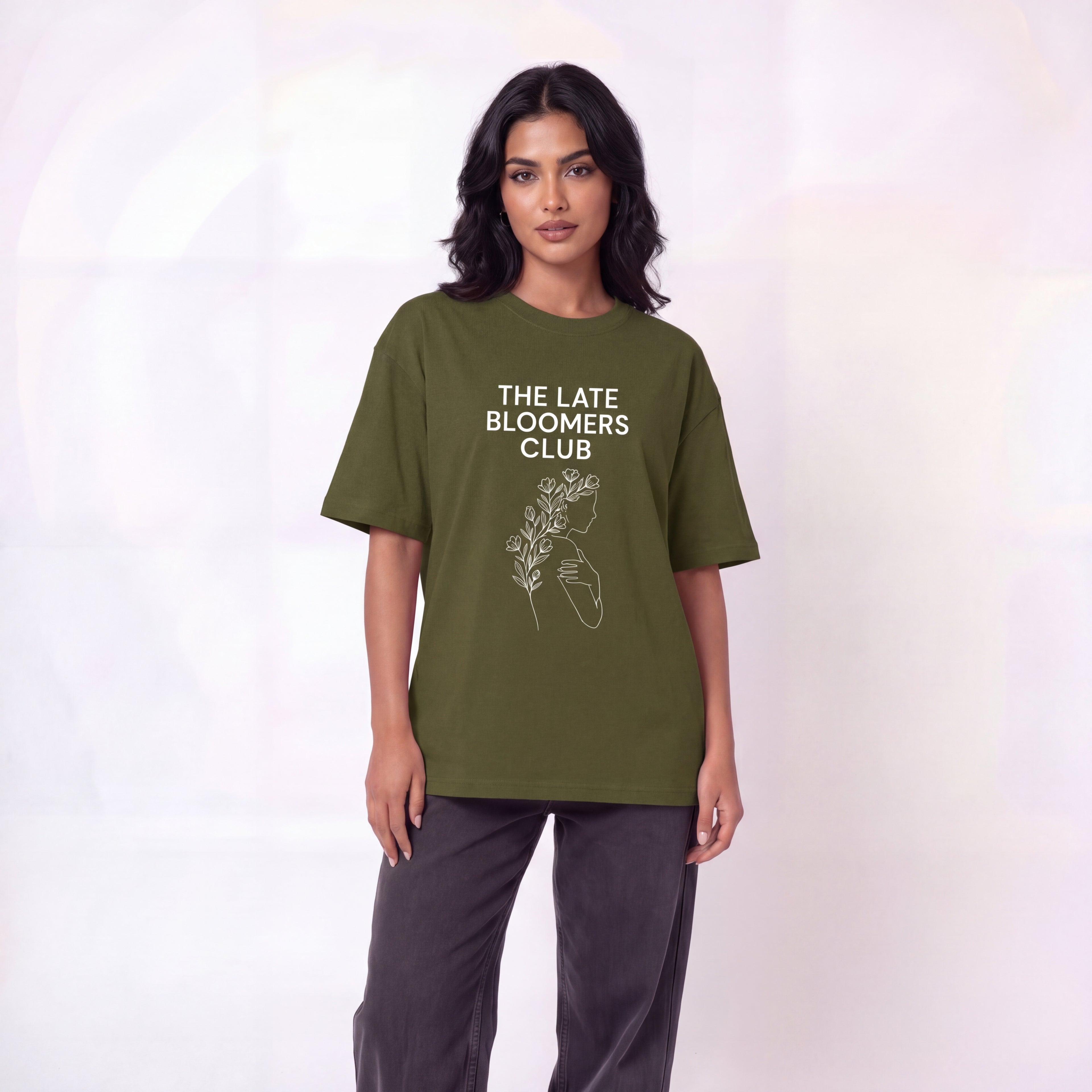 The Late Bloomers Club Unisex Oversized T-Shirt