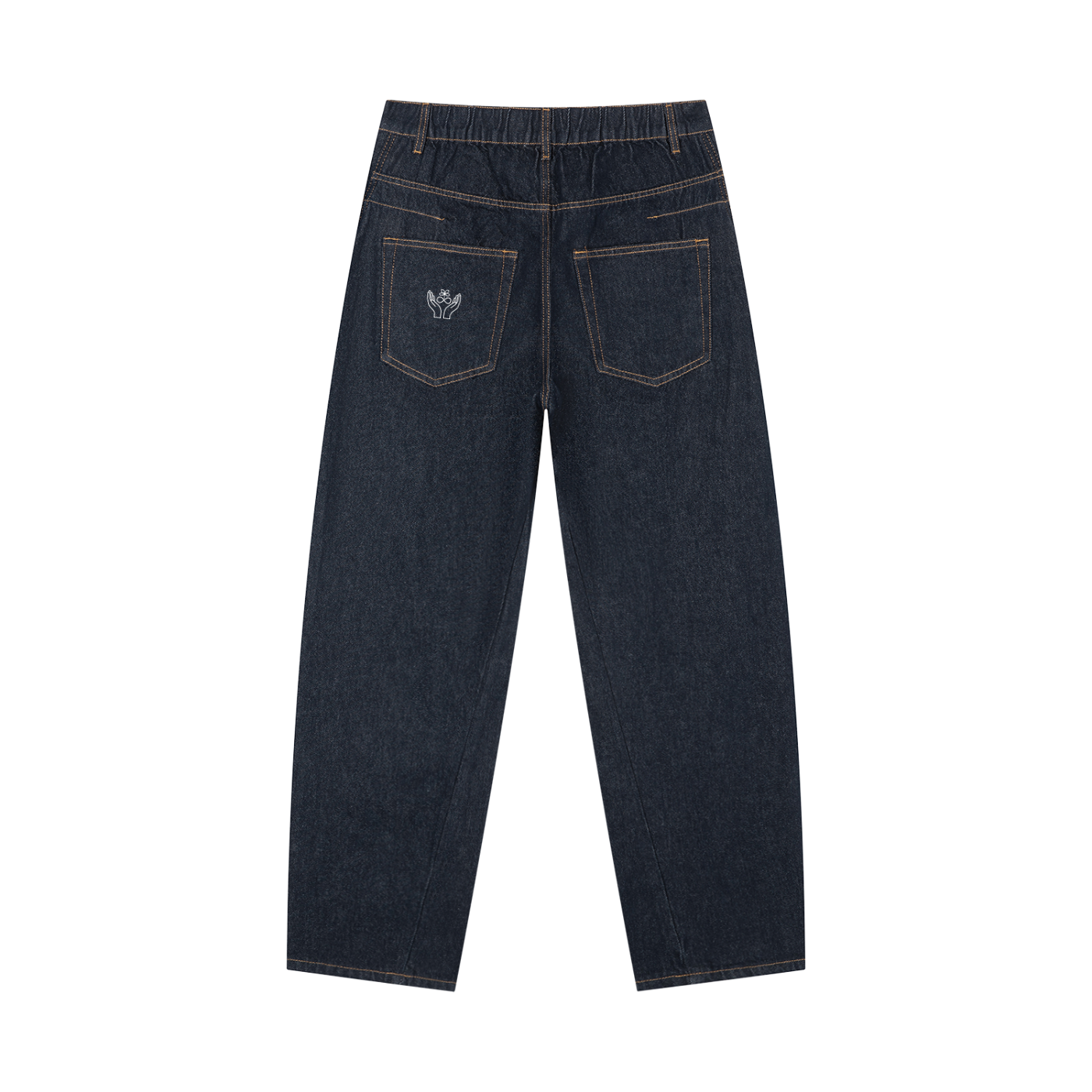 Men's Vintage Wash Barrel Leg Jeans