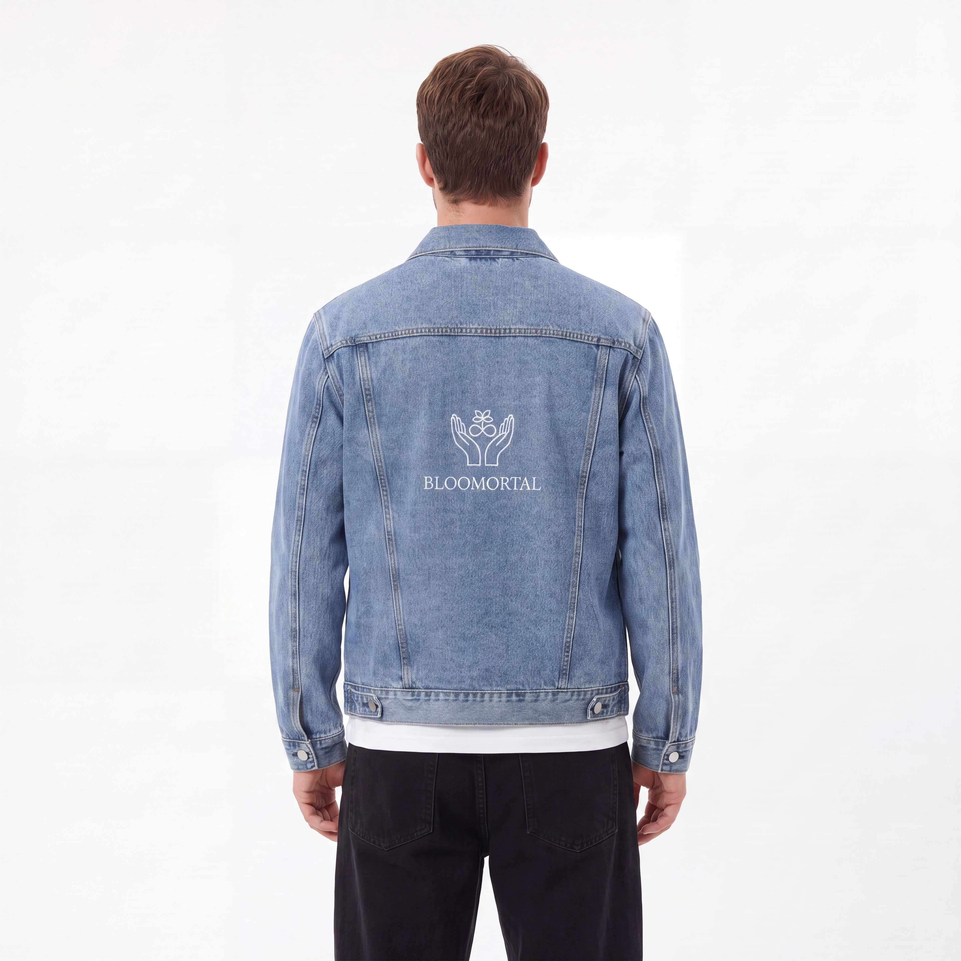 BLOOMORTAL Unisex Denim Jacket