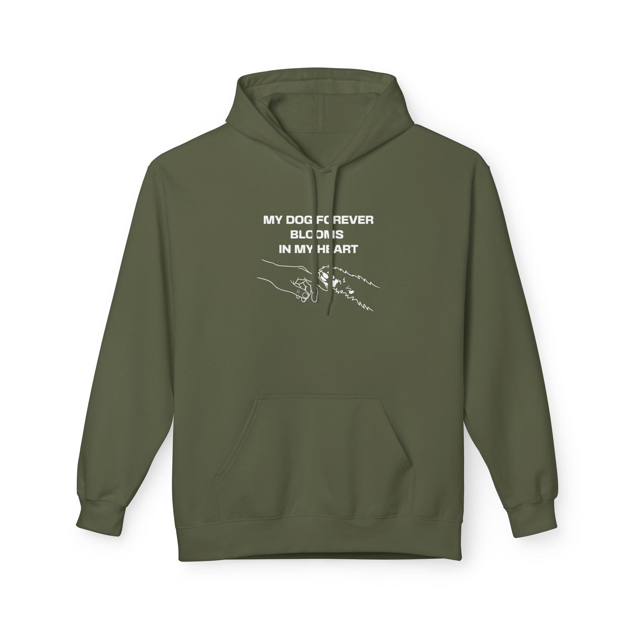 My Dog Forever Blooms In My Heart Unisex Hoodie