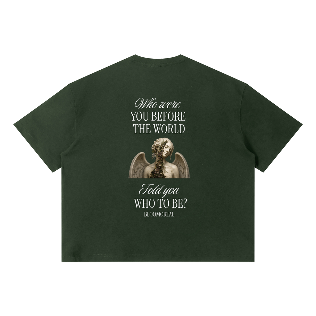 Who were you before? Boxy Oversized T-Shirt
