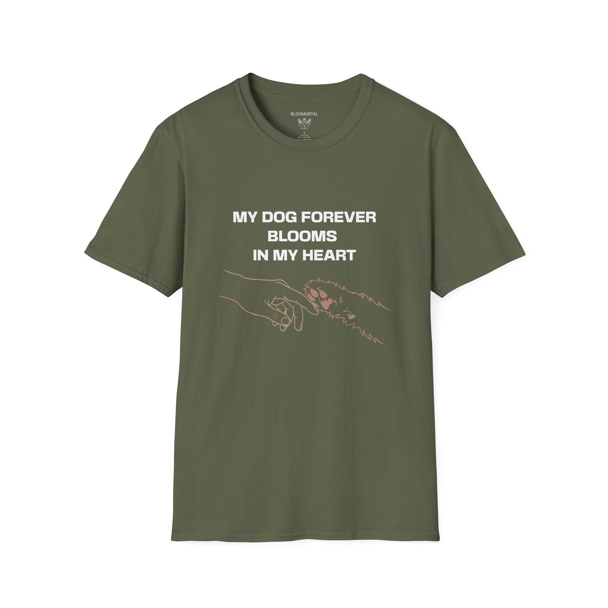 My Dog Forever Blooms in My Heart Unisex T-Shirt