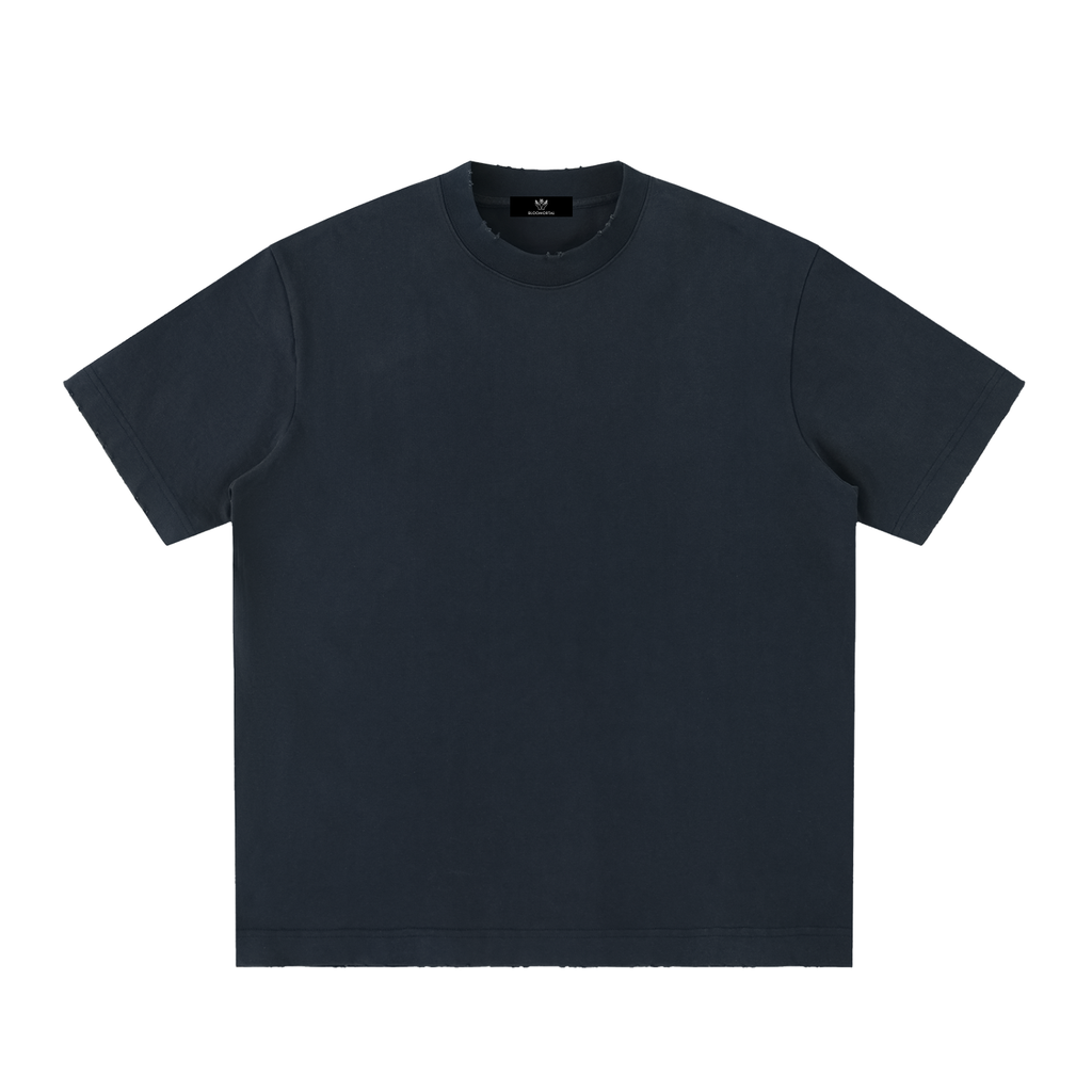 The Best Case Scenario Heavyweight Vintage Washed Frayed T-Shirt