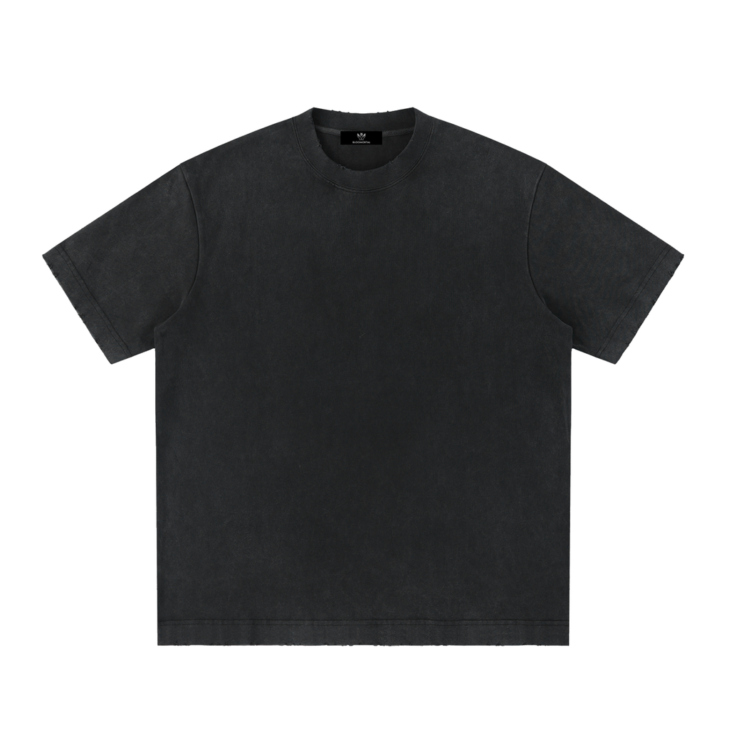 The Best Case Scenario Heavyweight Vintage Washed Frayed T-Shirt